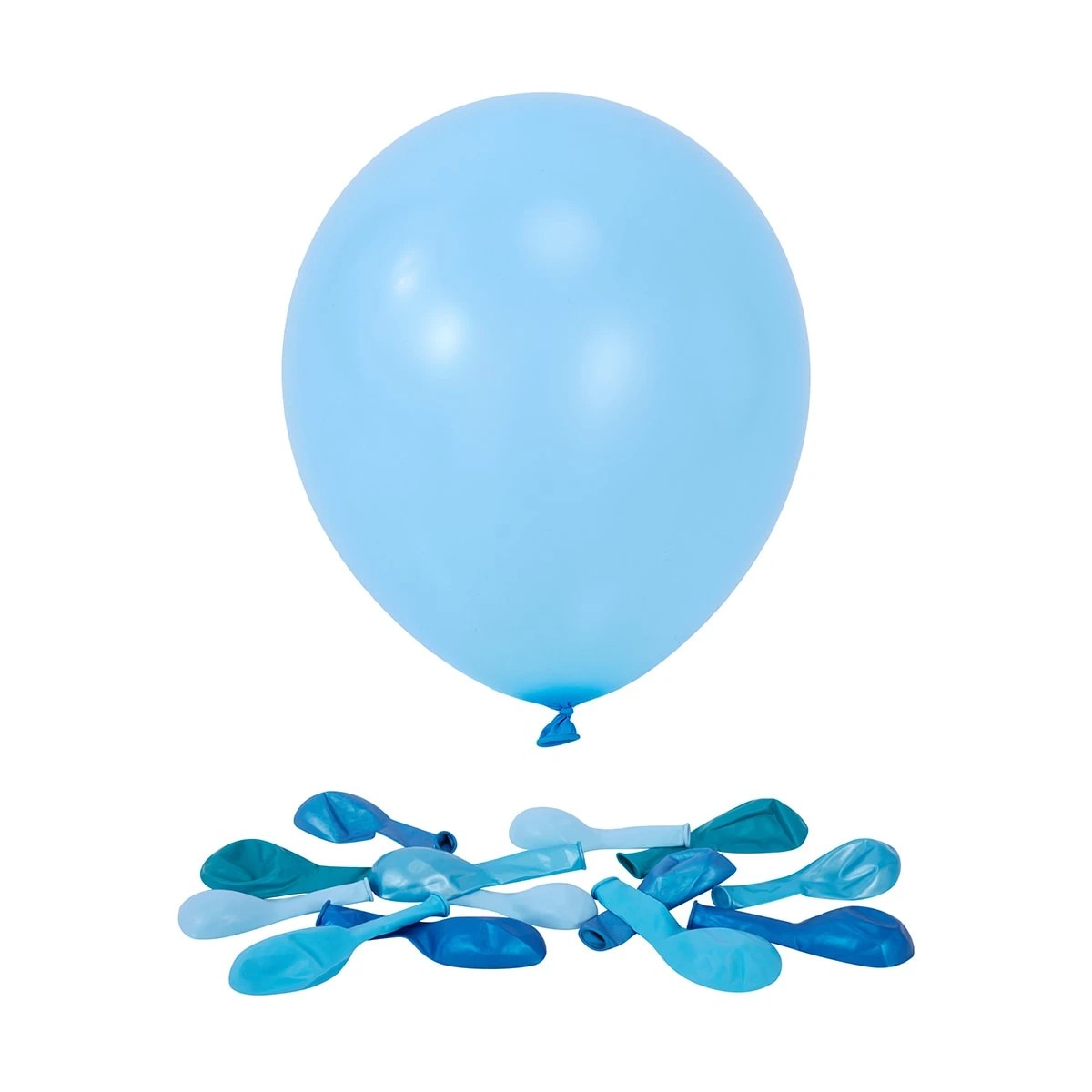 4 Blue Balloon Garland, 4 of 5