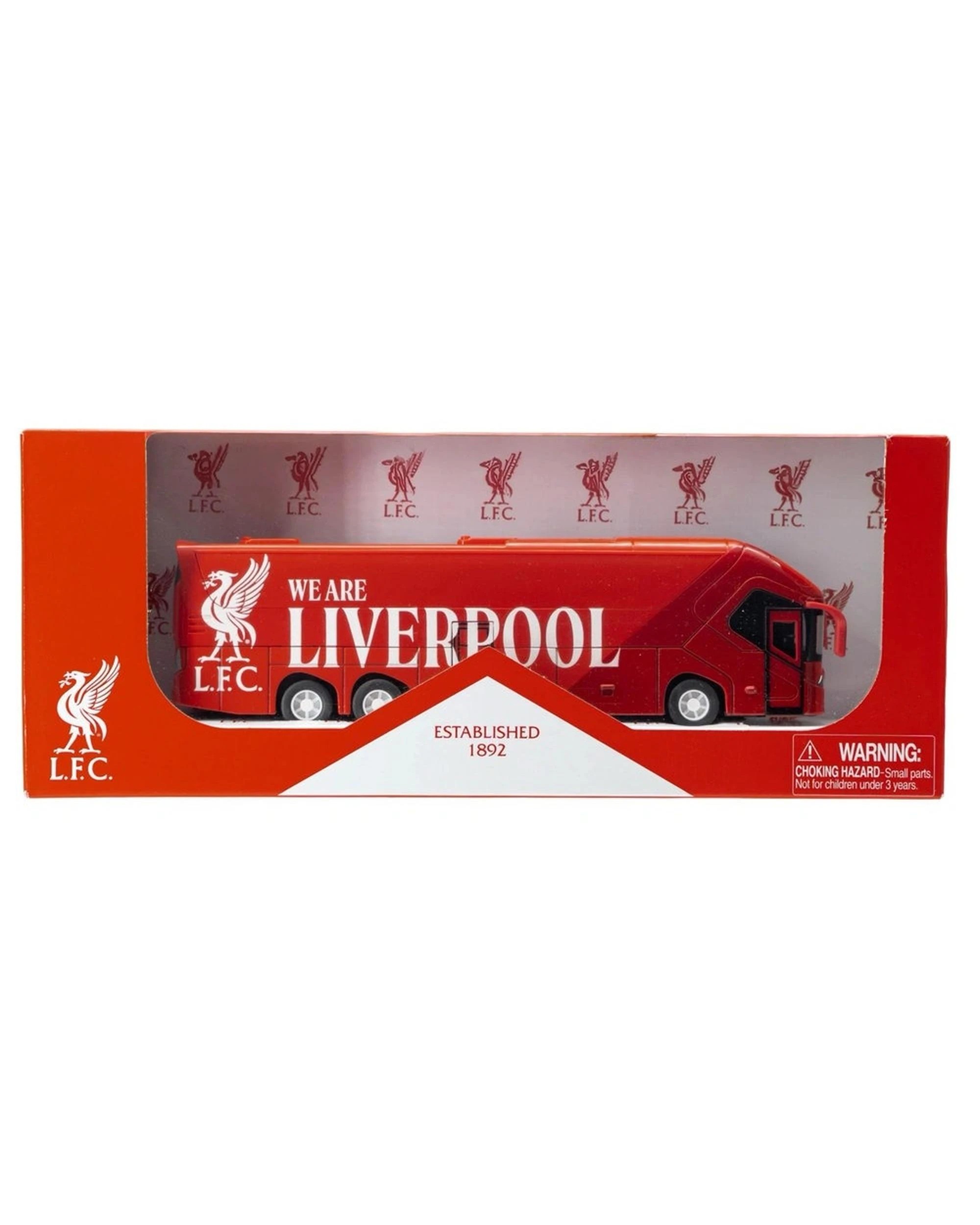 1 Banbo Official Soccer Clubs Miniature Liverpool Team Bus, 1 of 3