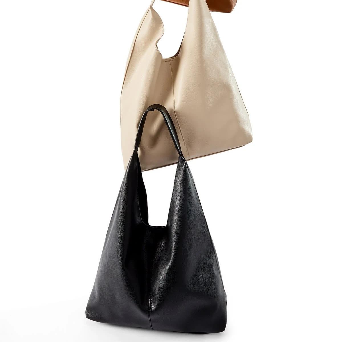 10 Slouchy Shoulder Bag BLACK, 10 of 10