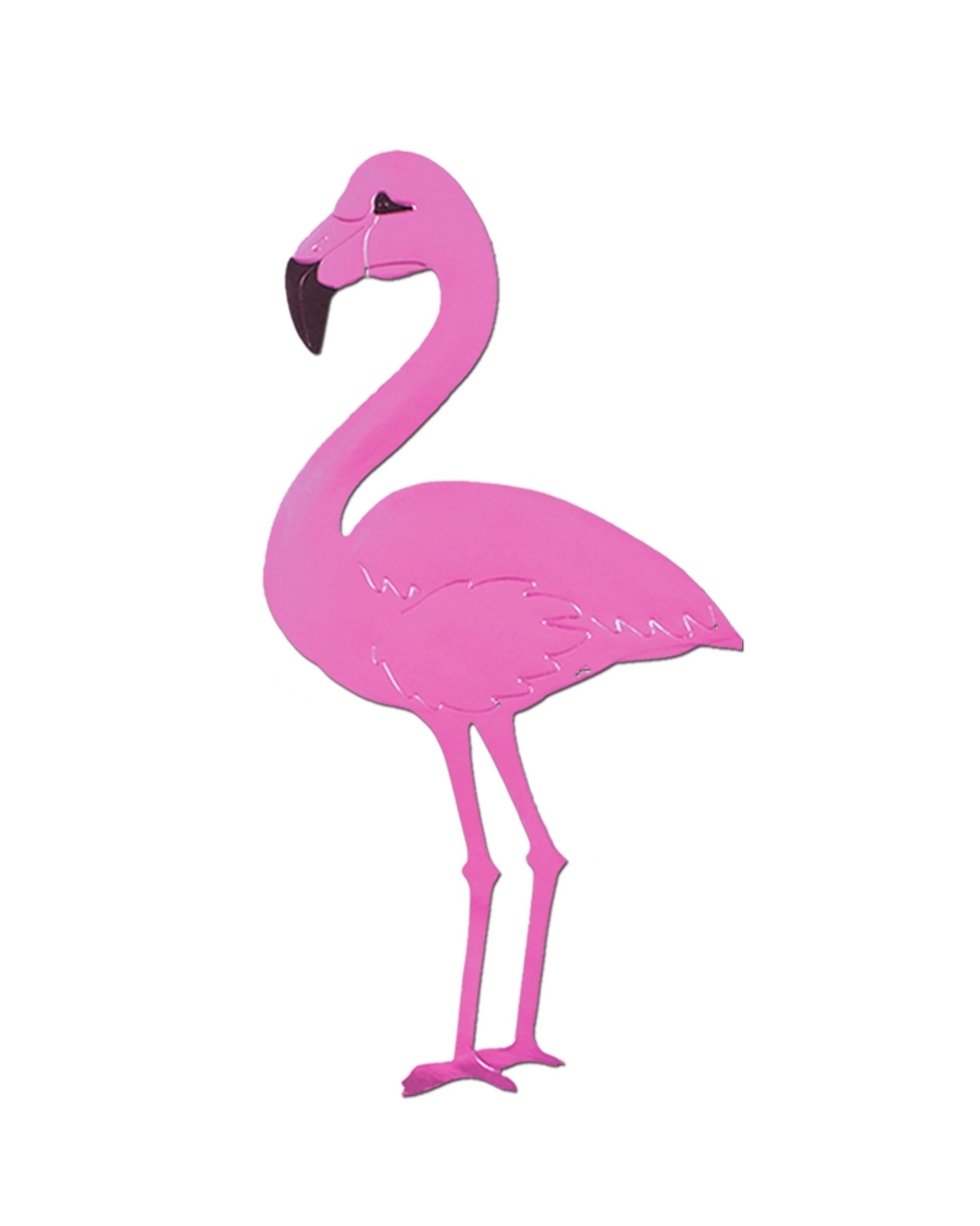 1 Beistle Foil Flamingo Silhouette Decoration - Pink, 1 of 1