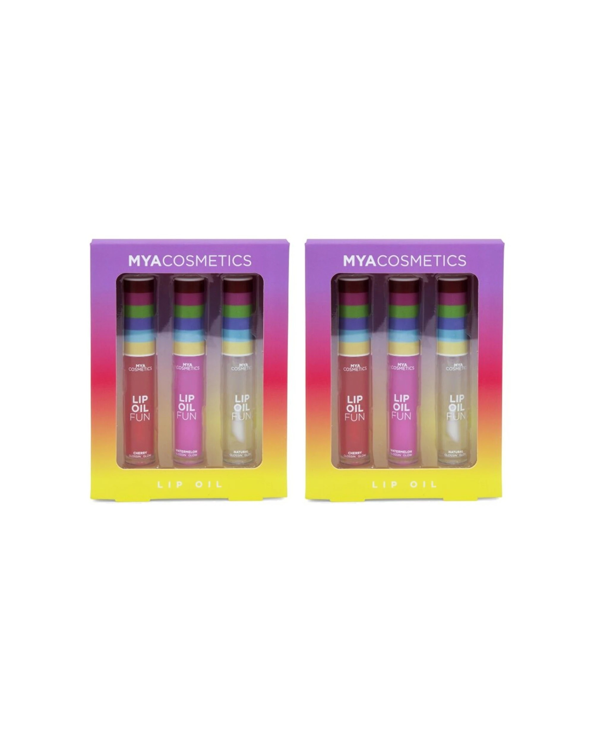 1 MYA 2x 3pc Lip Oil Fruity Scent Lightweight Kids Children - Multi, 1 of 8