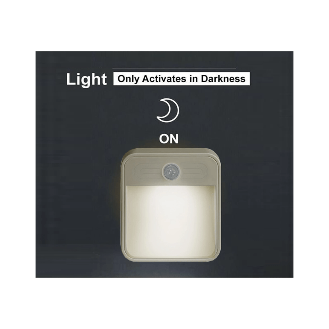 2 Sansai Slimline Motion Sensor Rechargeable Night Light/lamp Home Decor/lighting
 - White, 2 of 2