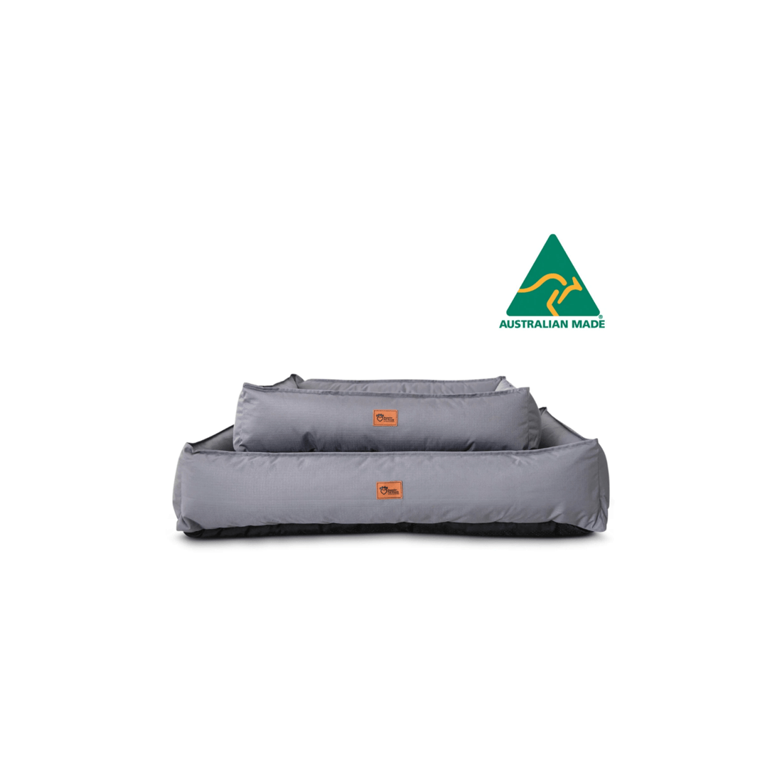 2 Superior Pet Goods Ripstop Durable Dog Lounger Bed Steel Grey Large 116cm
 - Grey, 2 of 4