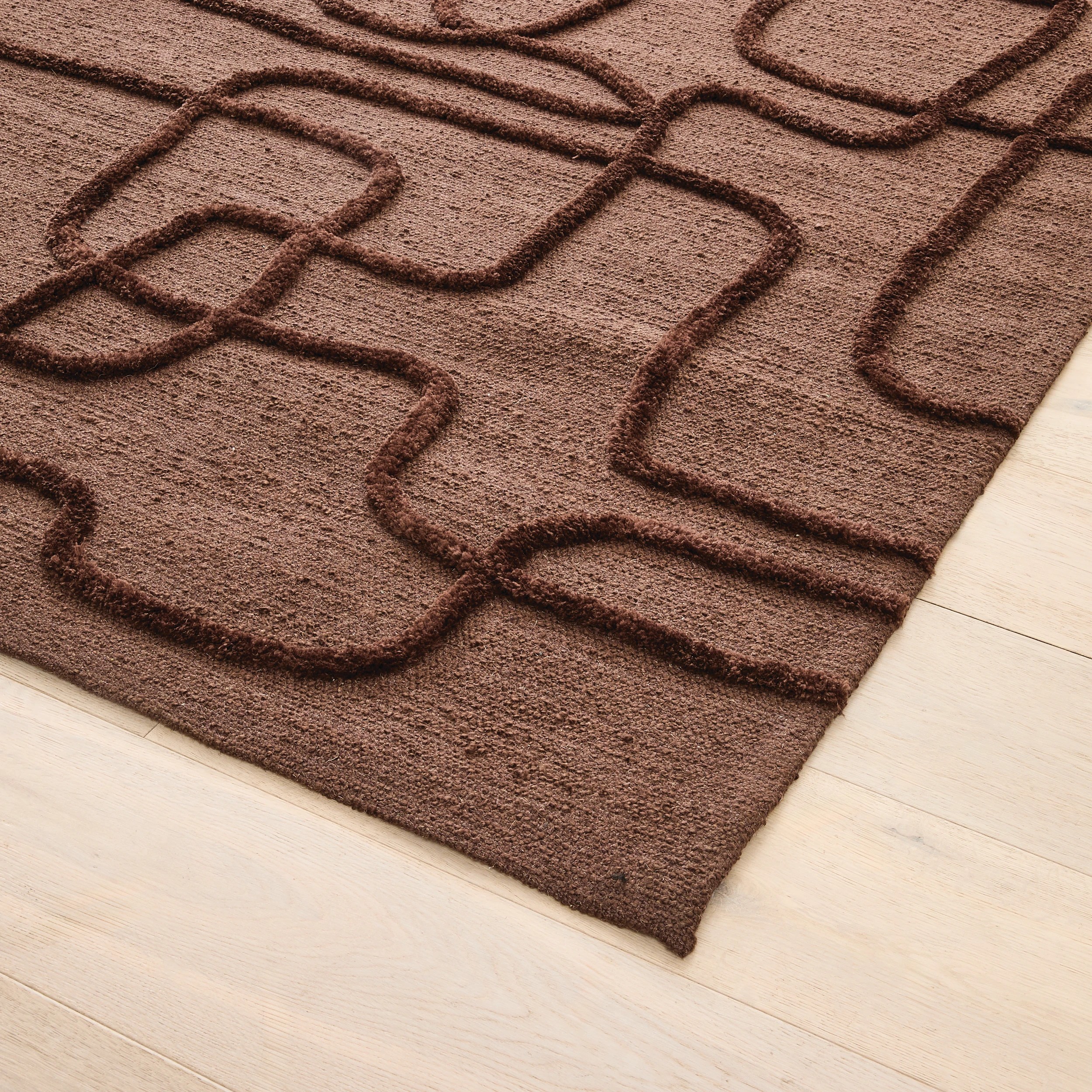 2 Leslie Loop Wool Blend Rug - Extra Large - 270cm x 180cm, 2 of 5