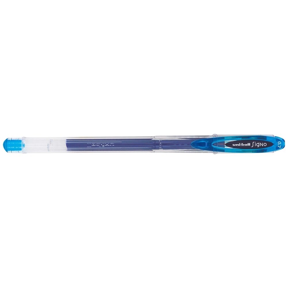 1 Uni-Ball Signo Fine Gel Pen 0.7mm Light Blue, 1 of 1