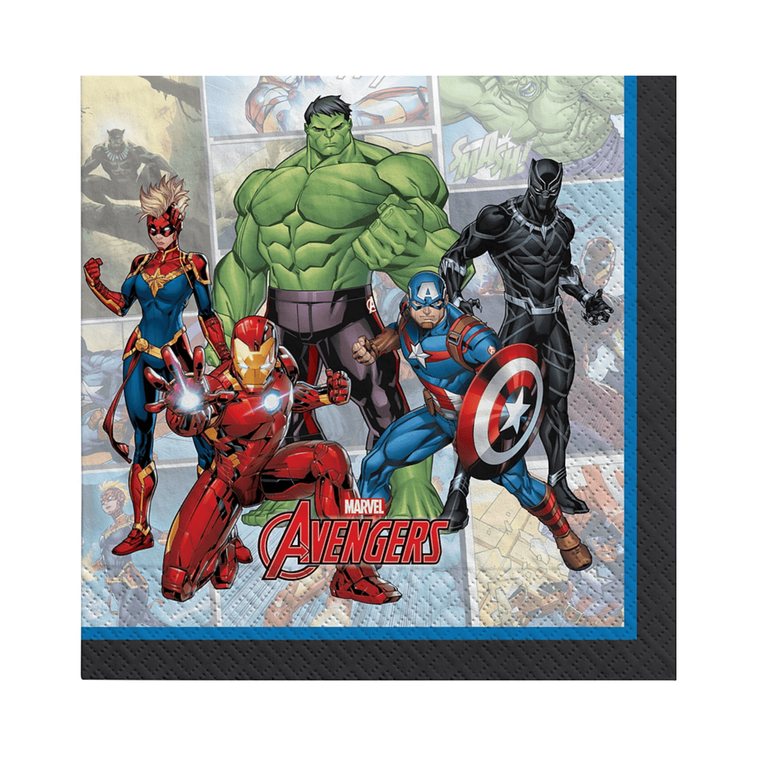1 Amscan Marvel Avengers Powers Unite Large Napkins / Serviettes Pack of 16, 1 of 1