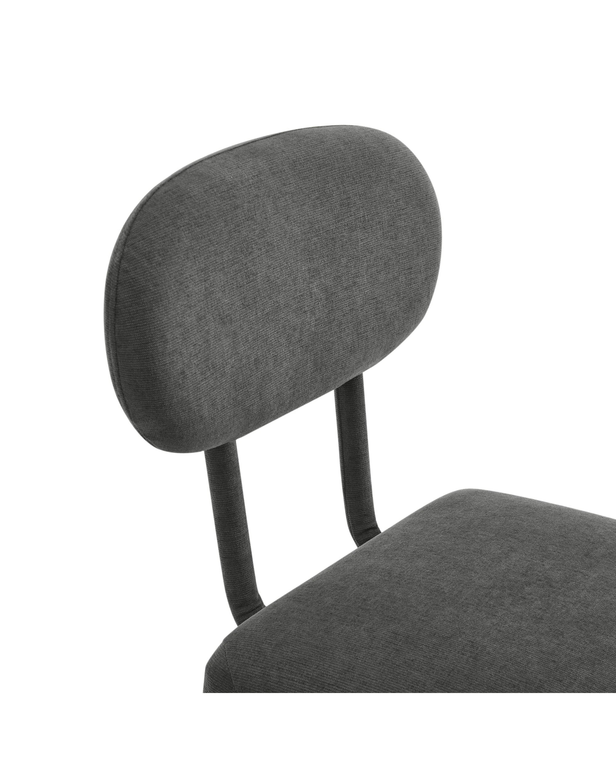 6 Kodu Full Upholstered Dining Chairs Set of 2 - Charcoal, 6 of 10