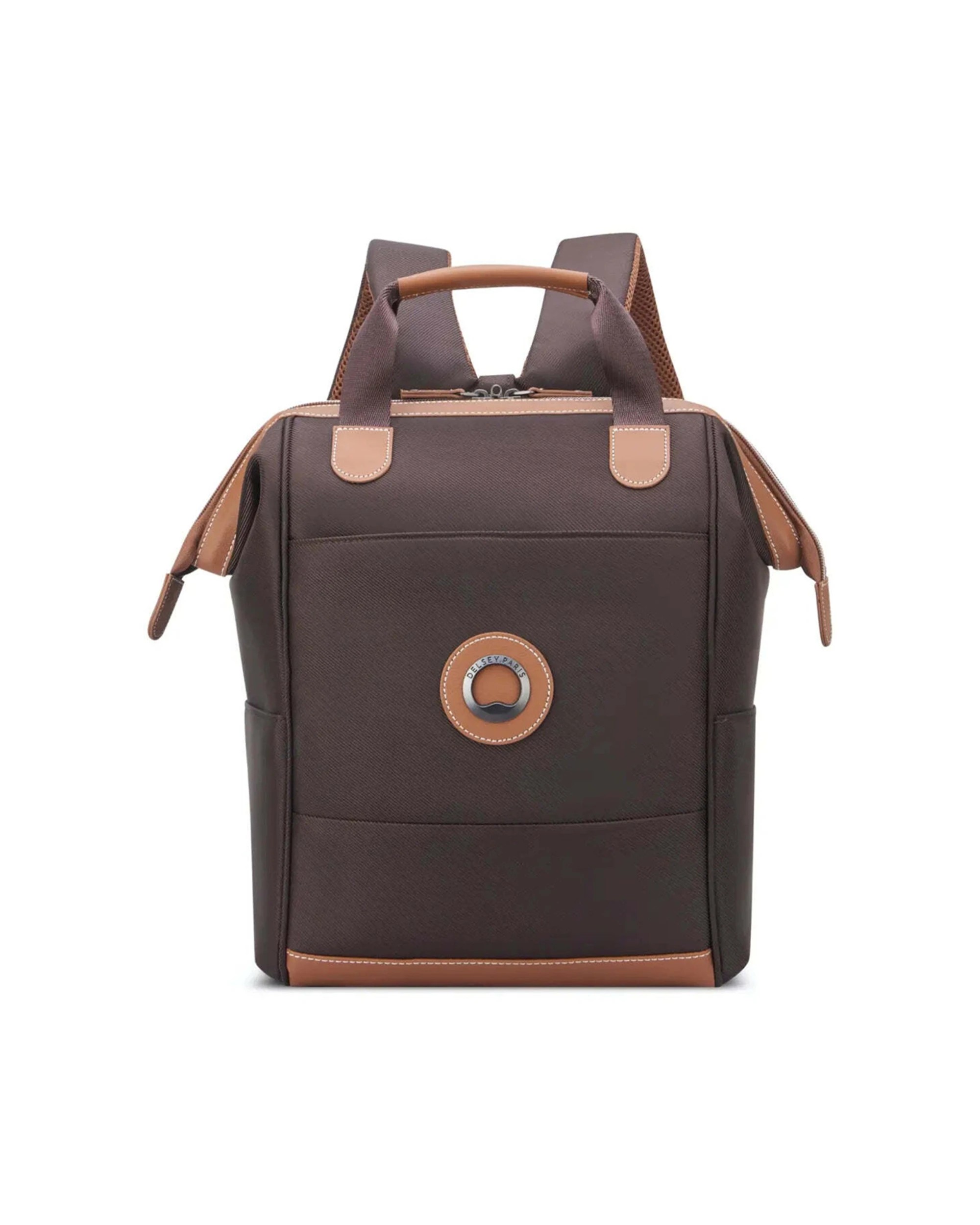 1 Delsey Luggage Chatelet Air 2.0 14in Laptop Tote Backpack Padded Laptop Compartment Smart - Brown, 1 of 7