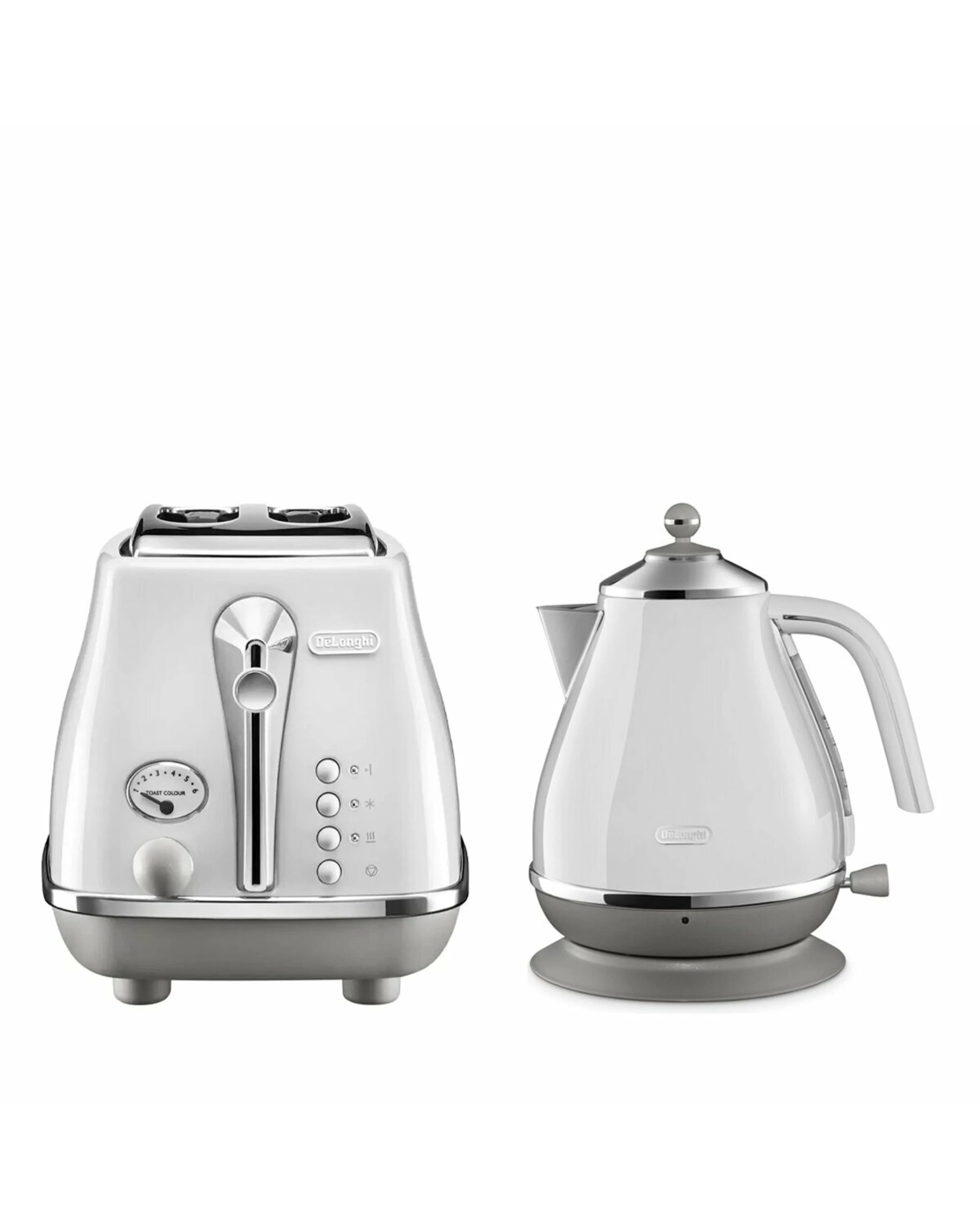 1 De'Longhi Icona Capitals Kettle and Two Slice Toaster Breakfast Pack, 1 of 3