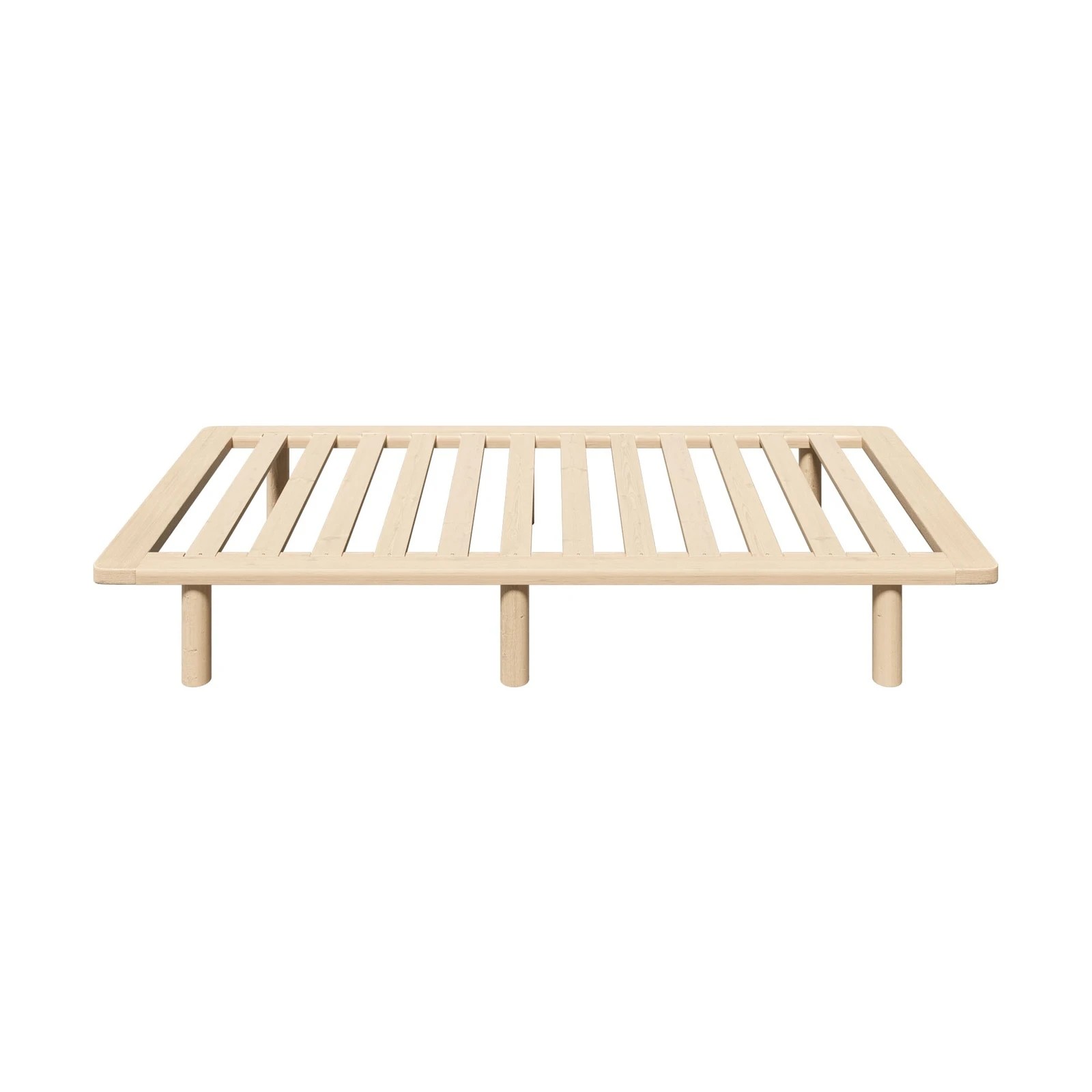 8 Oikiture Bed Frame Single Size Wooden Bed Base Platform Timber
 - Natural, 8 of 10
