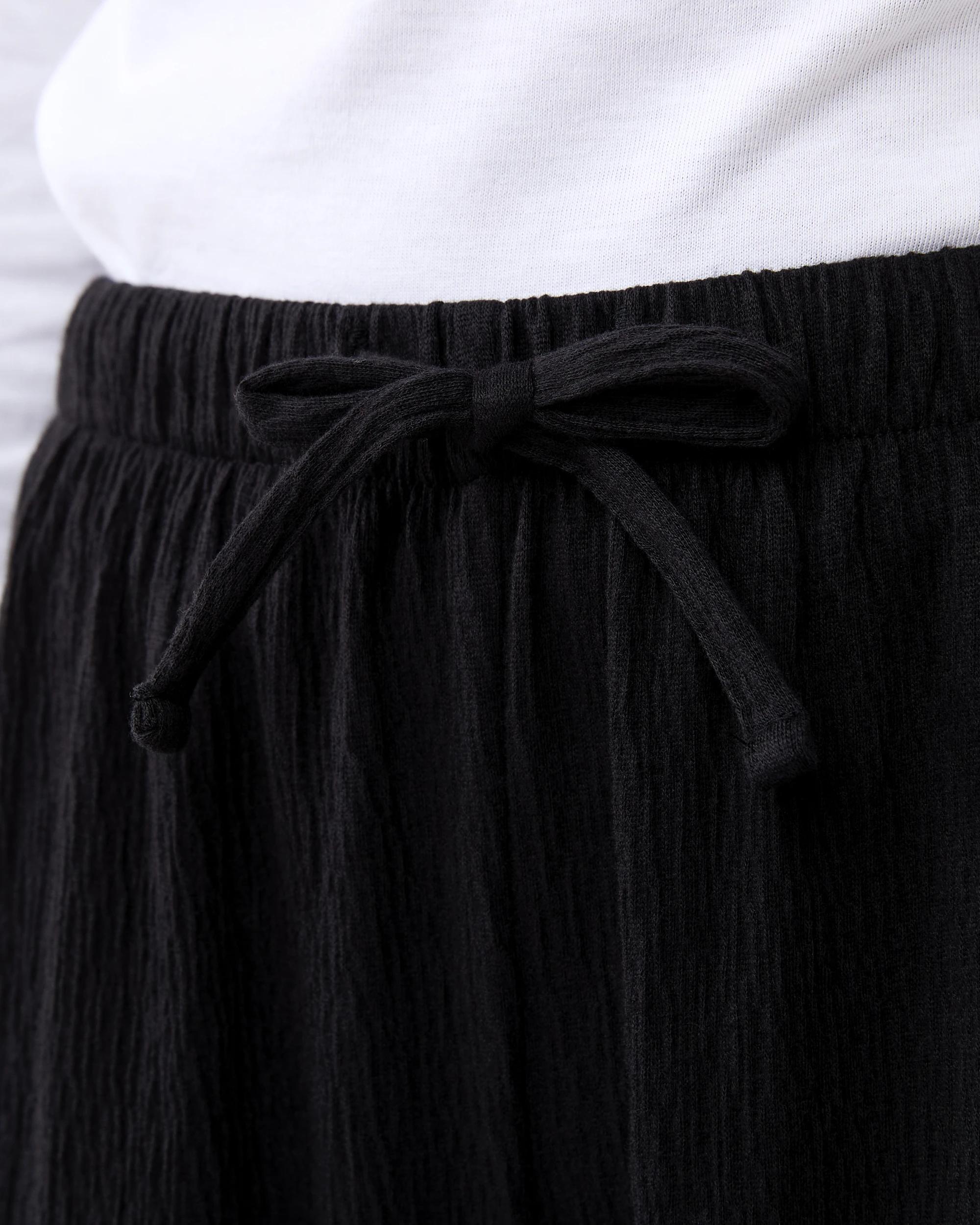 4 Crinkle Pants BLACK, 4 of 6