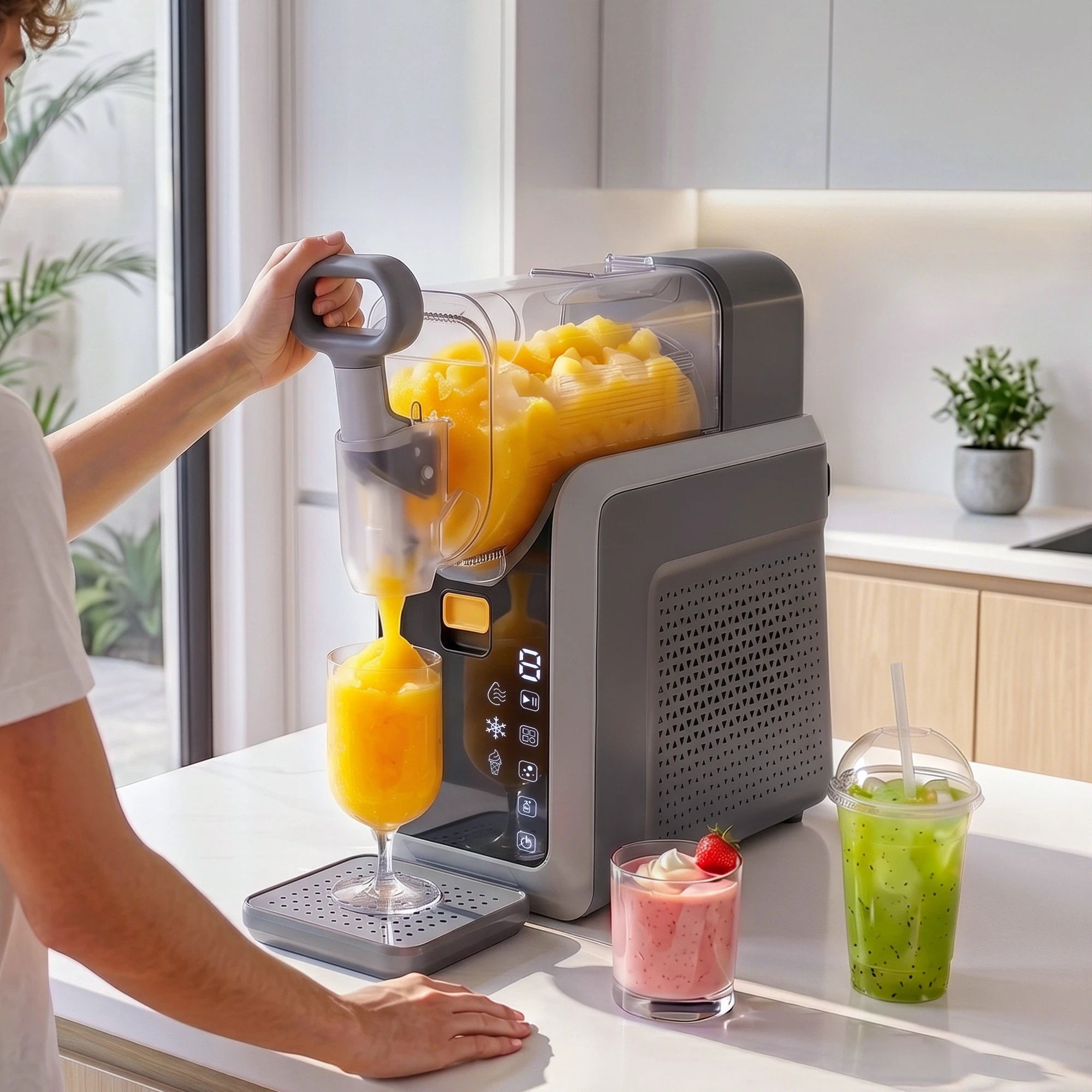 5 NORDA Slushie Machine Frozen Drink Maker - Grey, 5 of 9