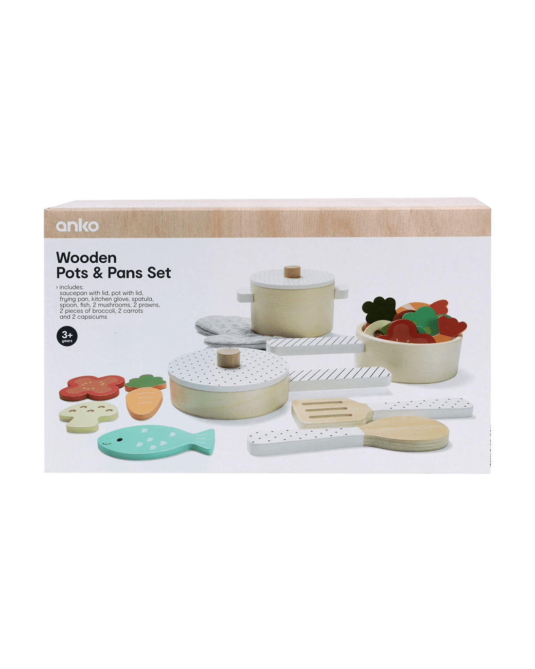 2 Wooden Pots And Pans Set, 2 of 4