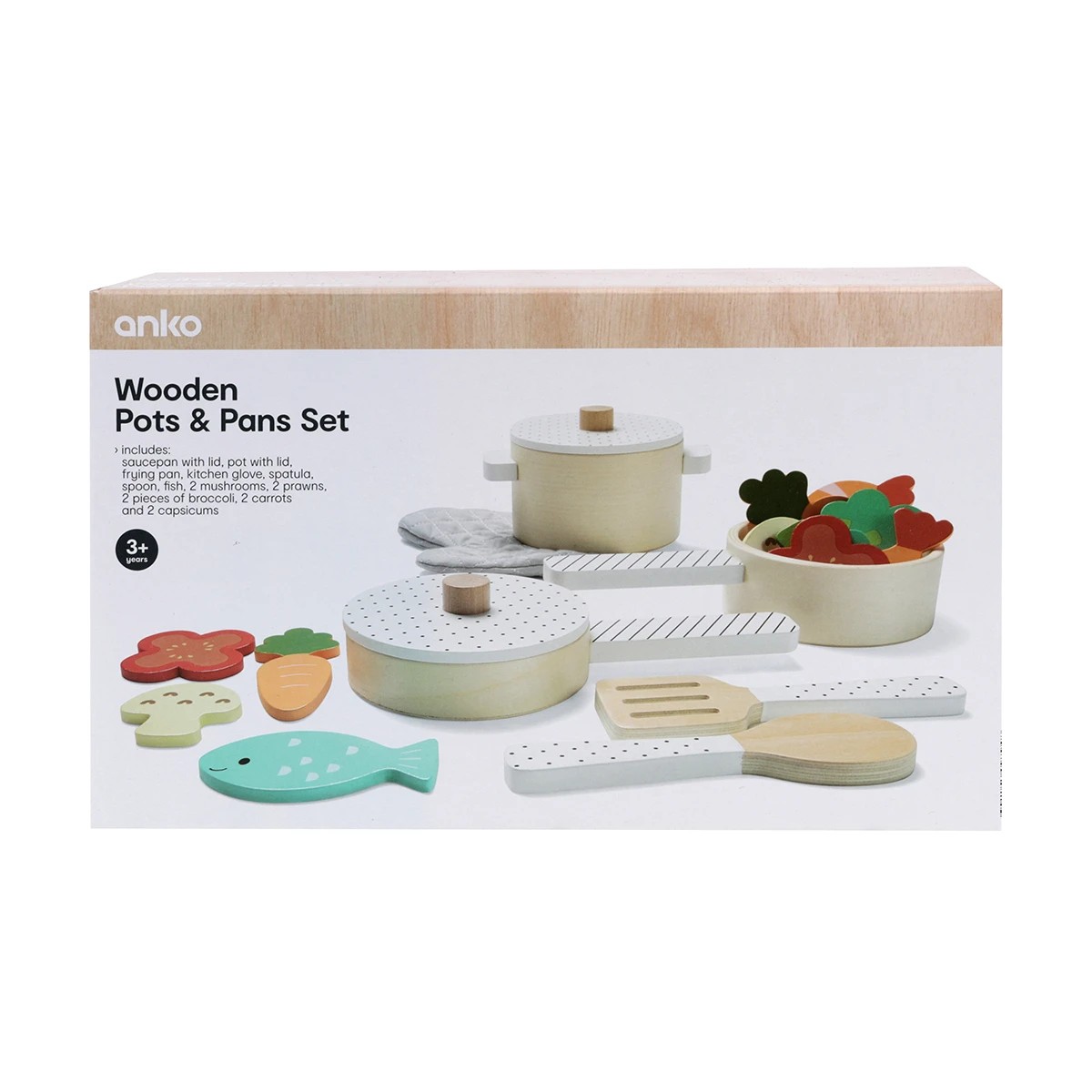 2 Wooden Pots And Pans Set, 2 of 4