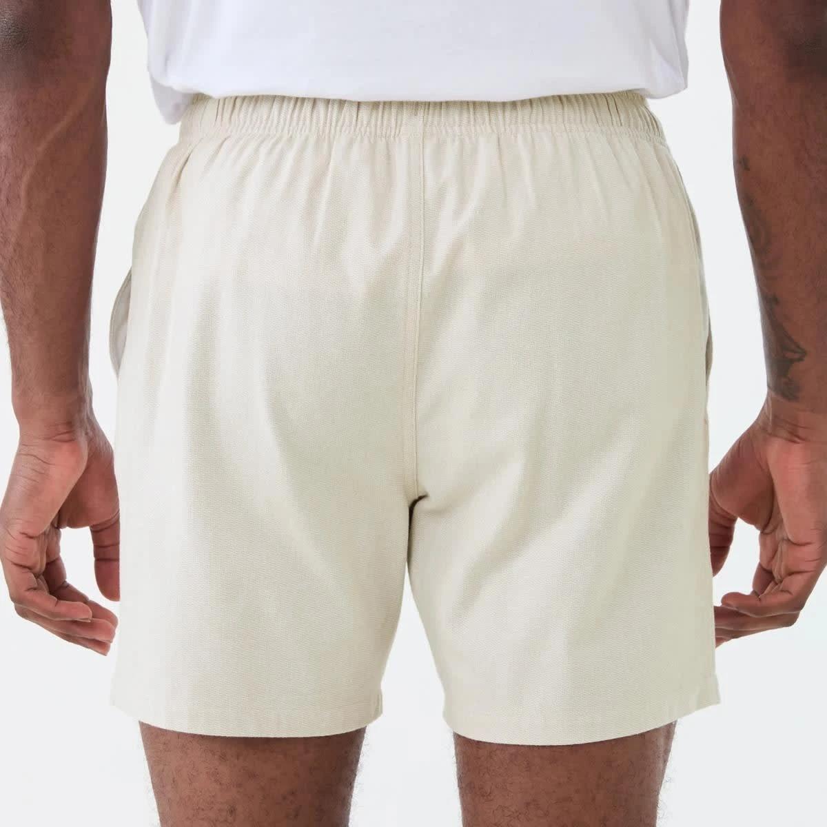 3 Textured Volley Shorts NATURAL YD, 3 of 6