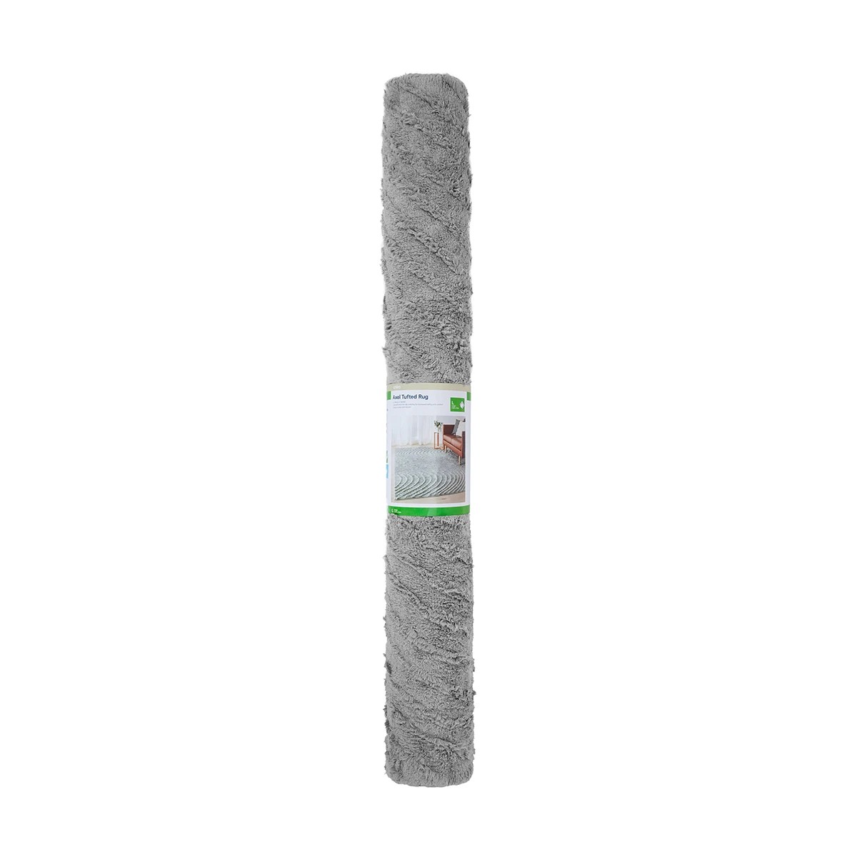 6 Axel Tufted Rug - Grey, Large - 235cm x 160cm, 6 of 6