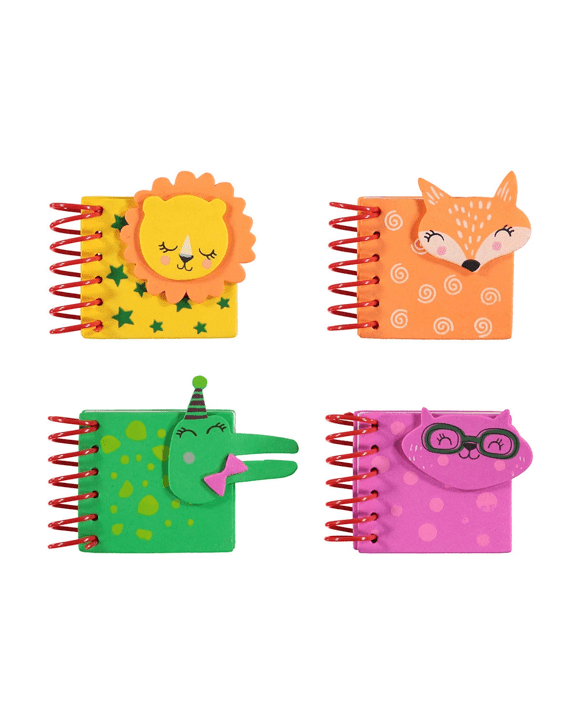 4 Pack Mini Notebooks