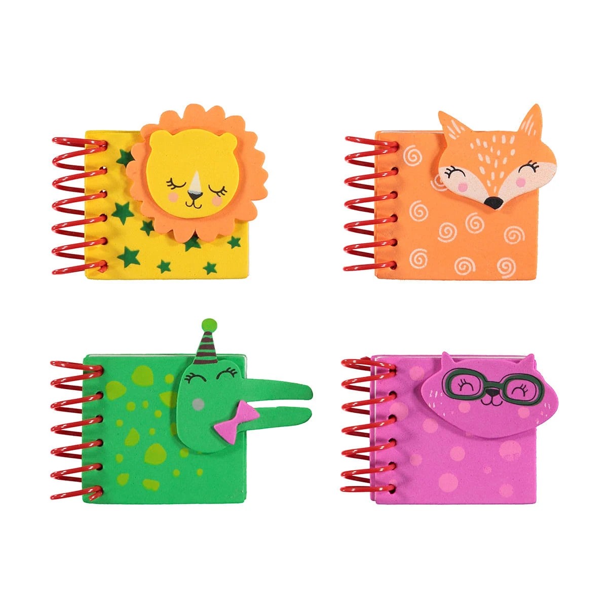 1 4 Pack Mini Notebooks, 1 of 3