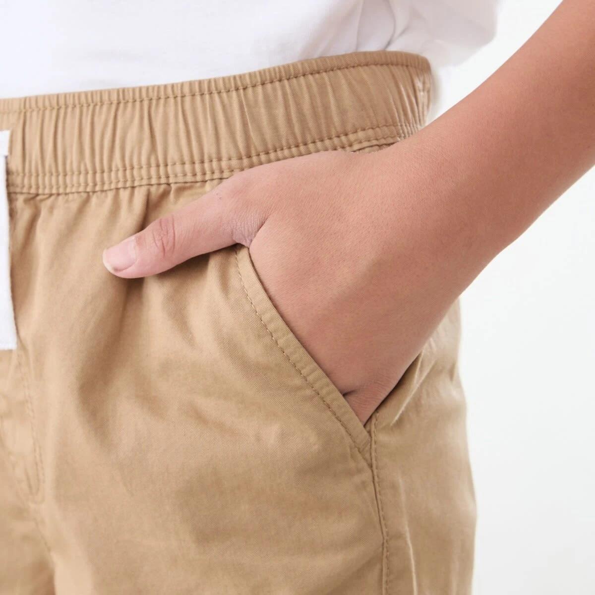 3 Pull On Twill Shorts CORNSTALK, 3 of 6