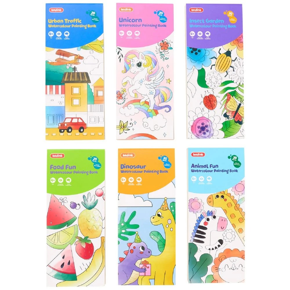 7 Kadink Water Colour Painting Book Plants and Animals, 7 of 7