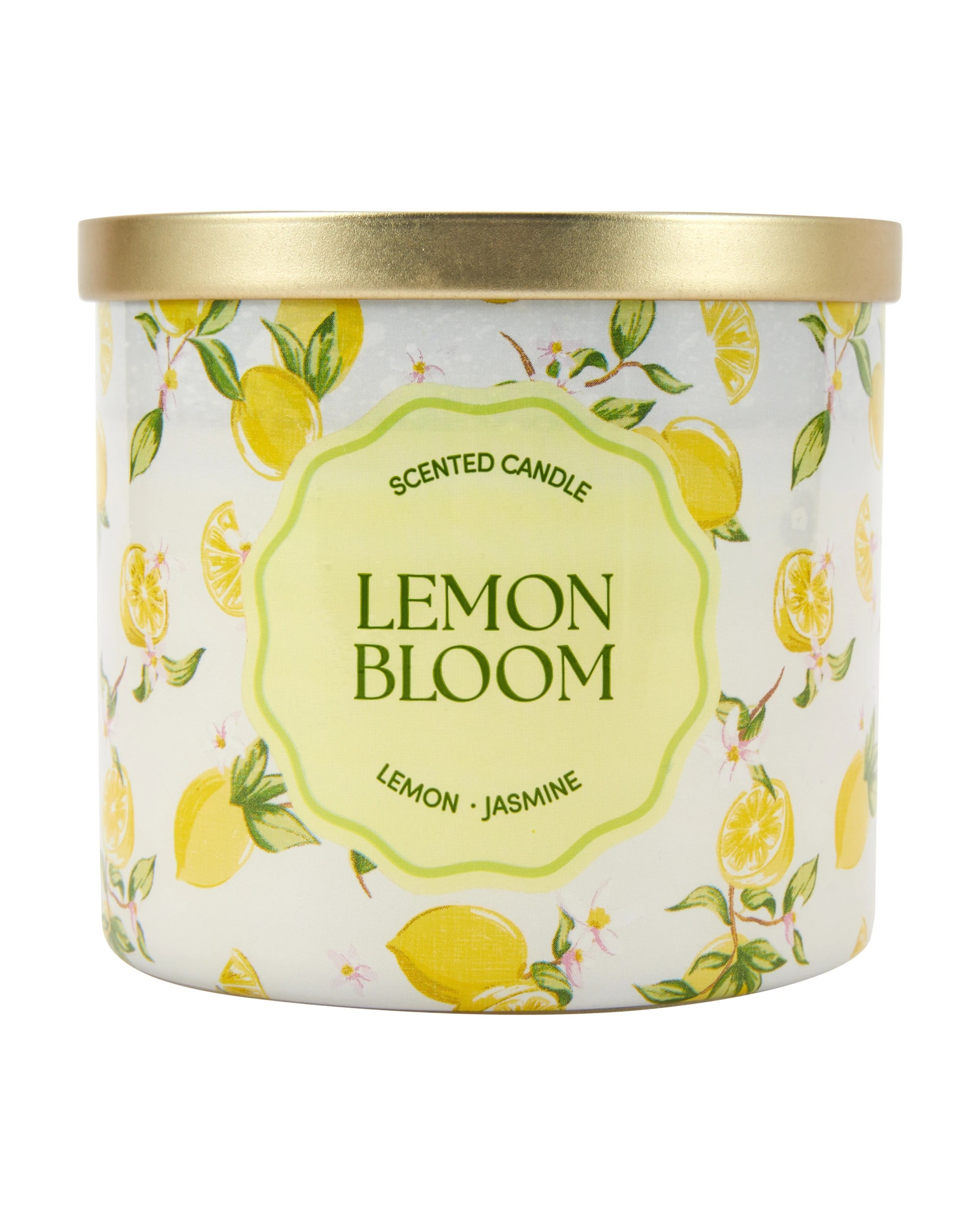 1 Graphic Lemon Bloom Fragrant Candle, 1 of 5