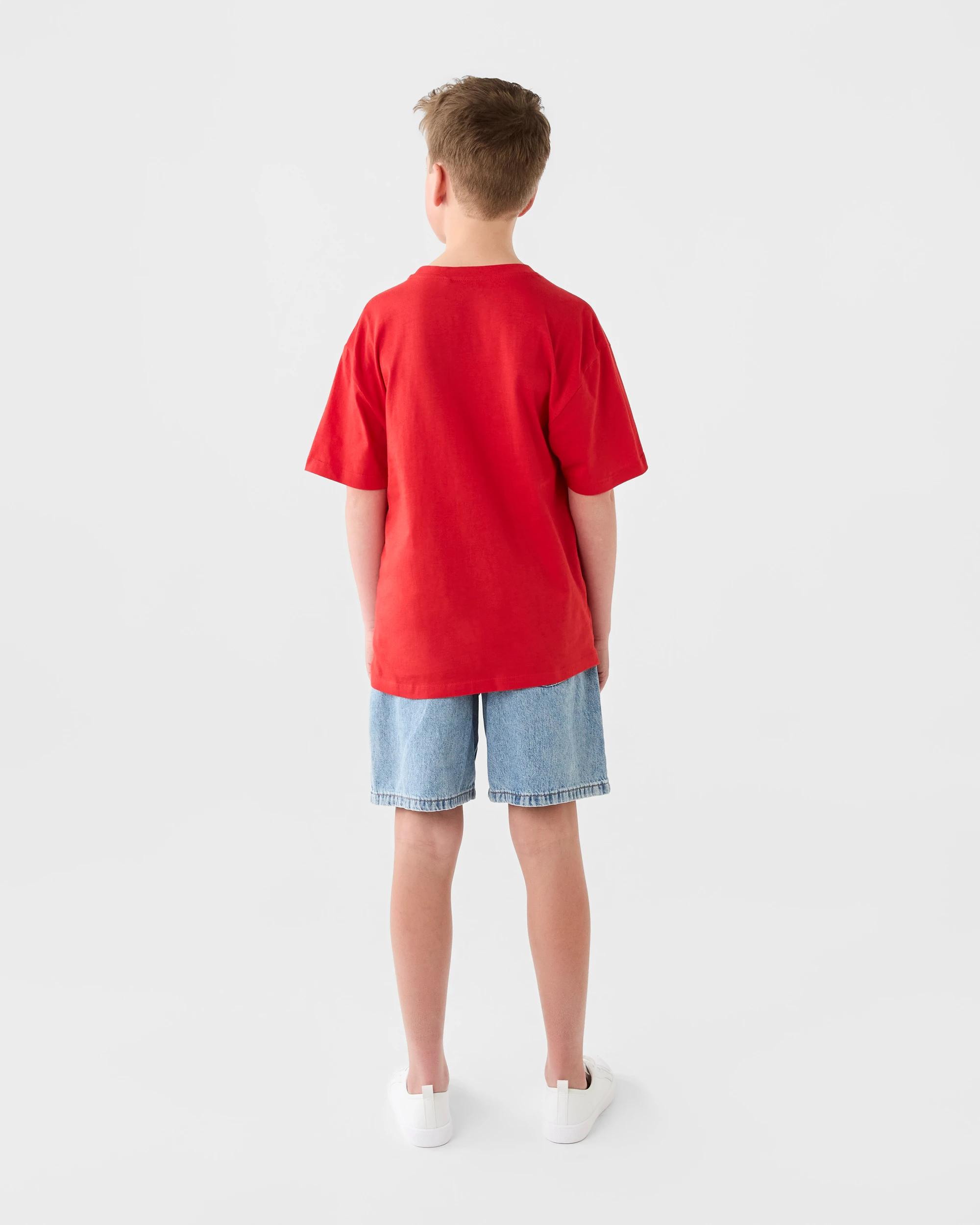 6 Christmas Short Sleeve Print T-shirt Red Xmas, 6 of 6