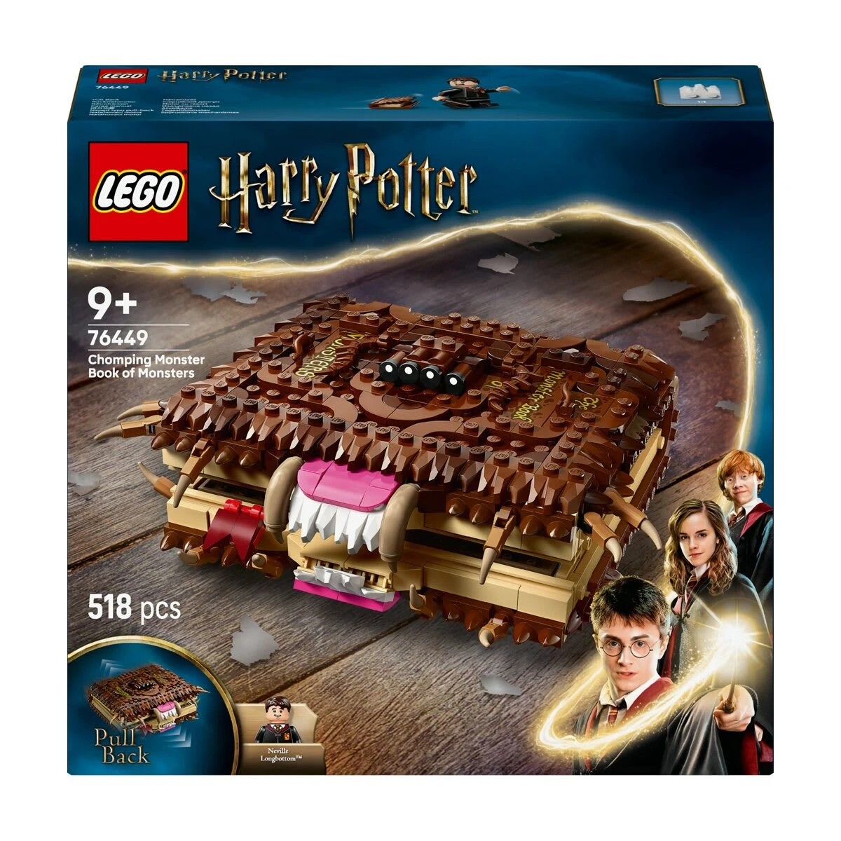 1 LEGO Harry Potter Chomping Monster Book of Monsters 76449, 1 of 10