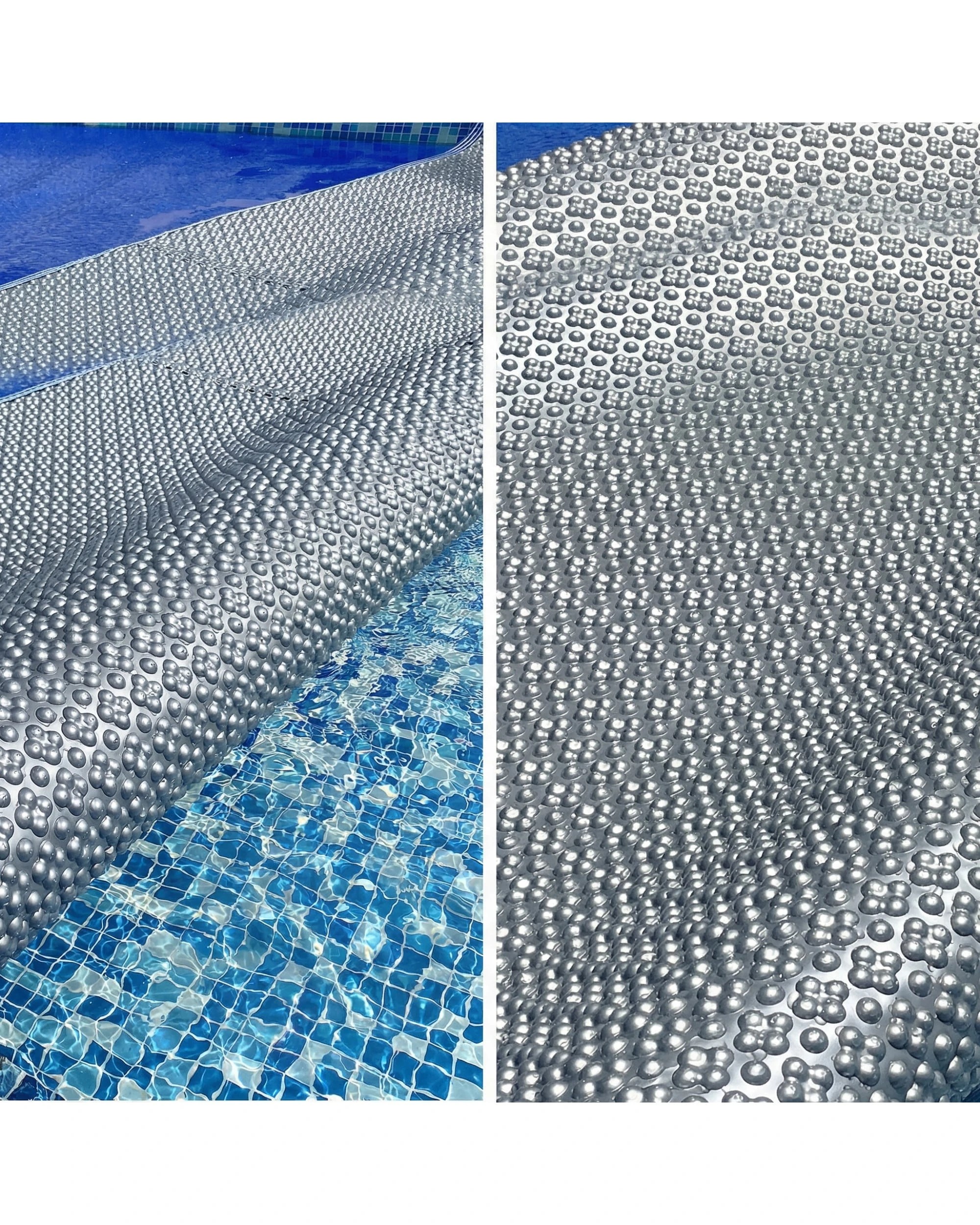 2 HydroActive 11m x 6.2m QuadCell Swimming Pool Cover 500 Micron - Grey, 2 of 7