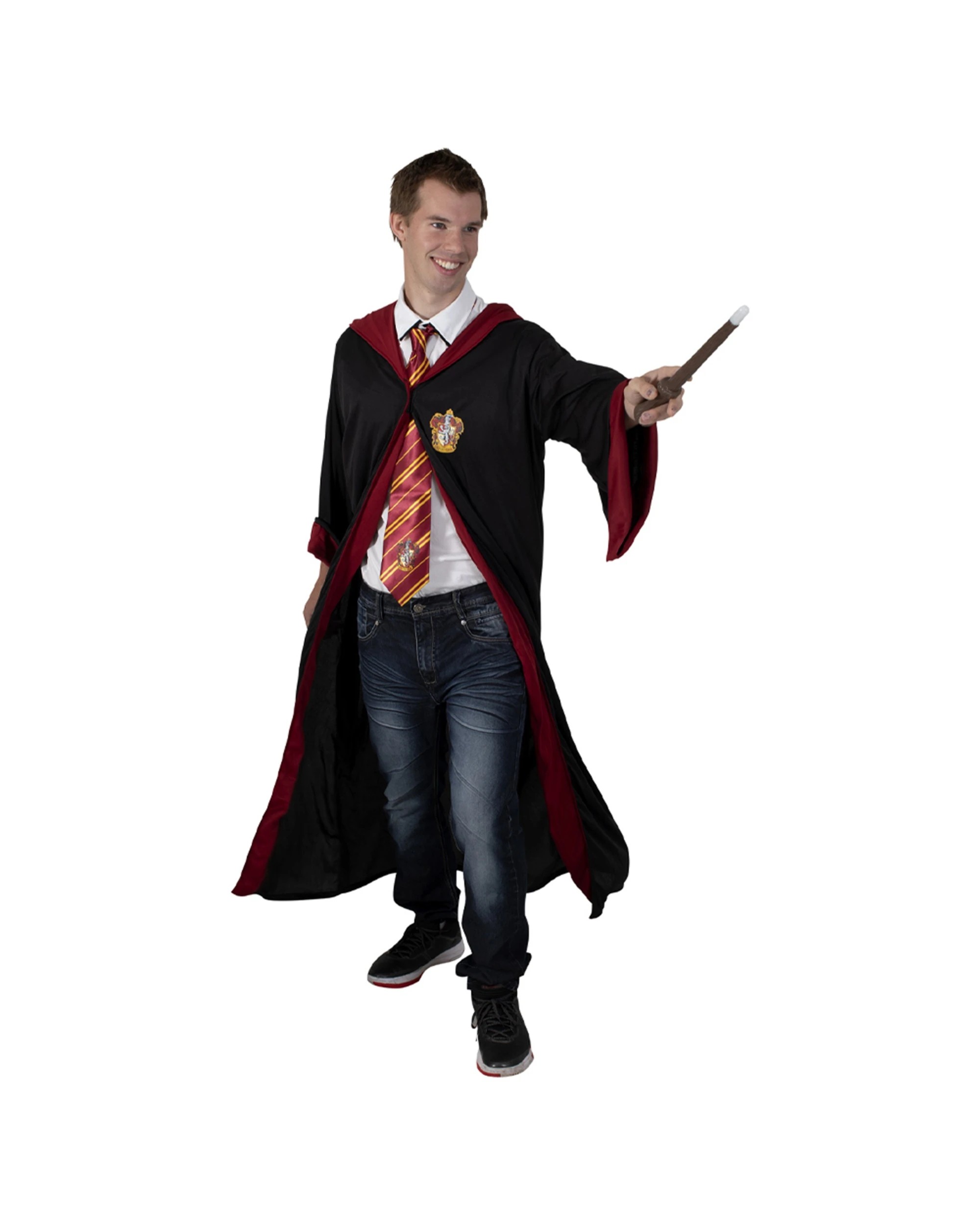2 Harry Potter Adult Gryffindor Hooded Robe Costume Standard Size - Multi, 2 of 3