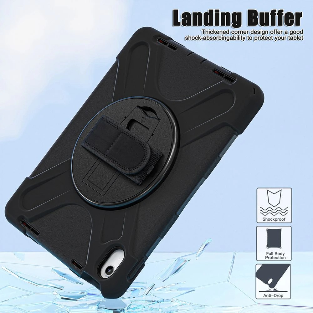 8 J.Burrows Rugged Case iPad A16/10th Gen 10.9" Black w strap, 8 of 8