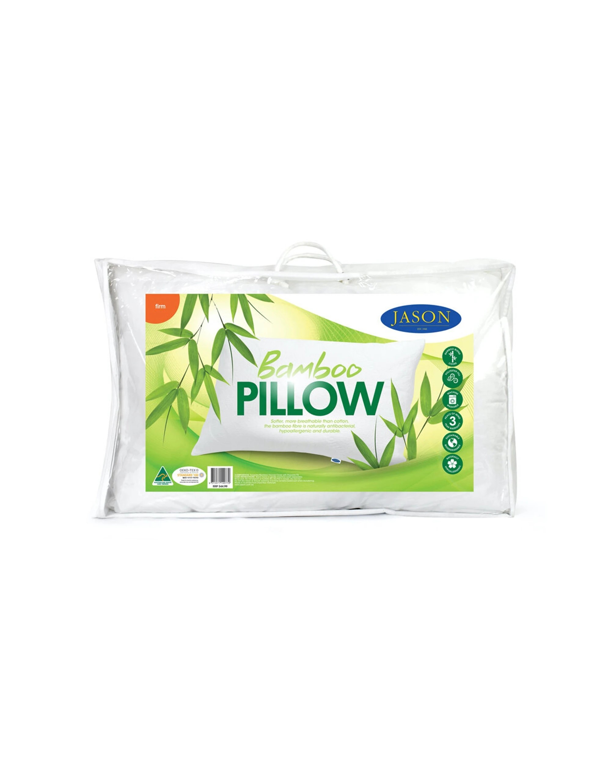 2 Jason Firm Rectangle Sleeping Pillow Home Bedding - 4PK - White, 2 of 5