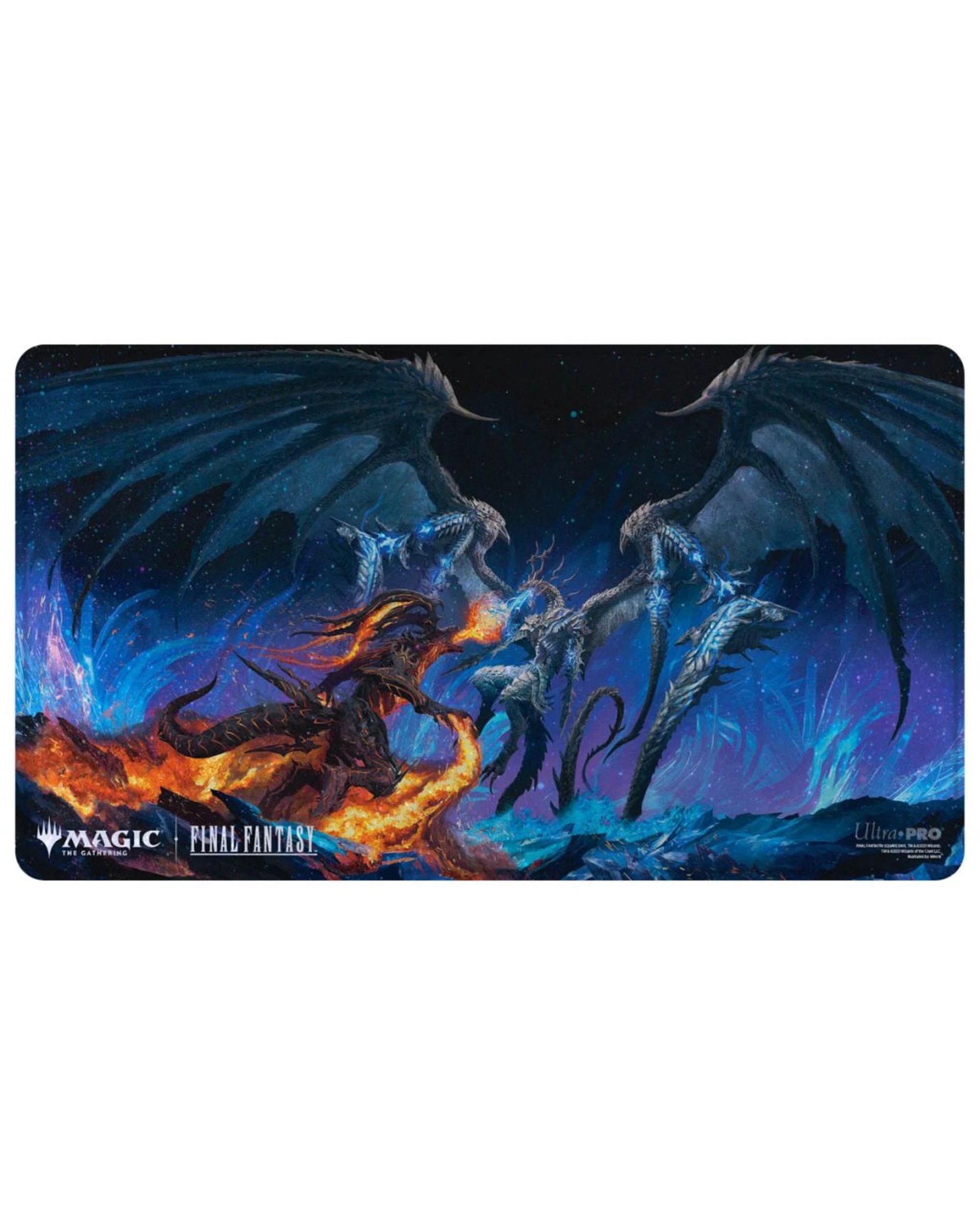 1 ULTRA PRO Magic the Gathering Final Fantasy Ifrit Vs Bahamut Holofoil Stitched Edge Playmat - Multi, 1 of 1