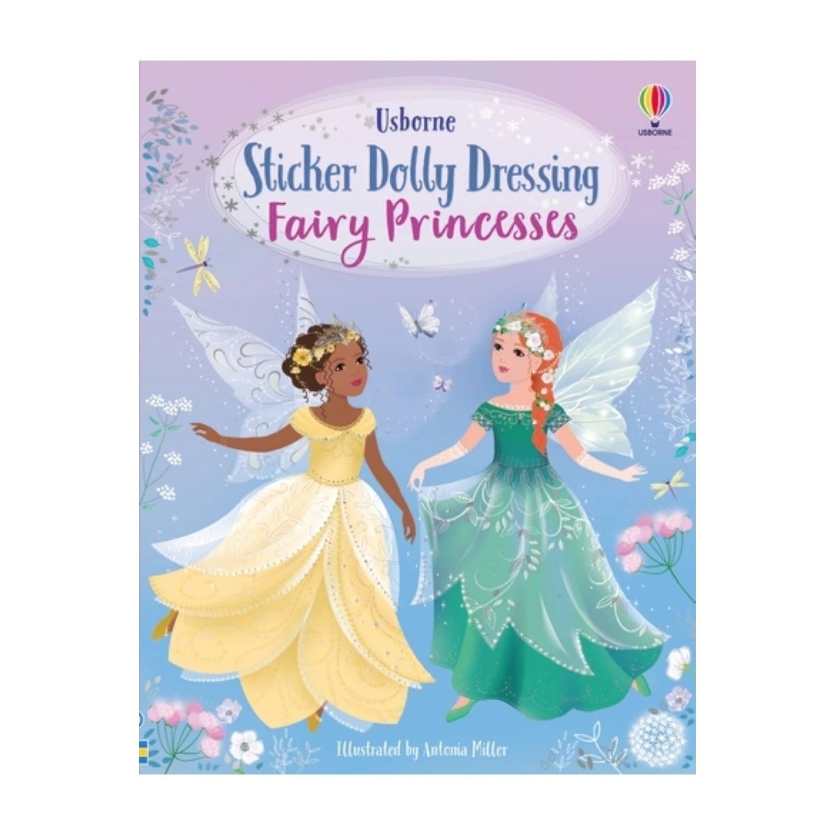 1 Usborne Sticker Dolly Dressing Fairy Princesses by Fiona Watt - Book