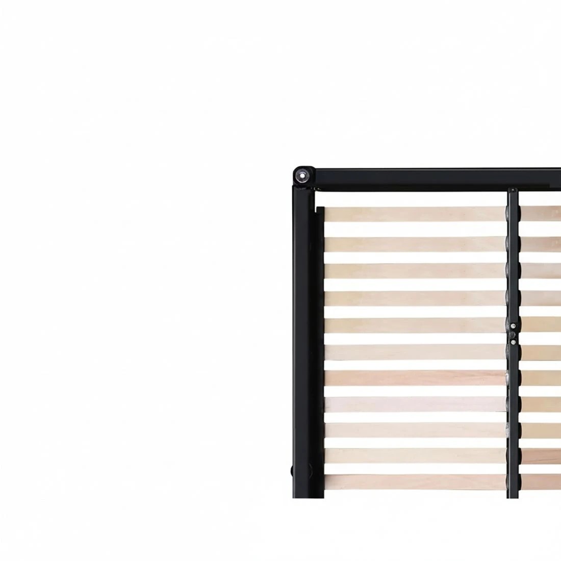 7 Artiss Bed Frame Double Size LED Gas Lift  COLE - Black, 7 of 10