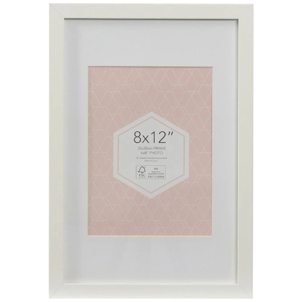 1 Promenade 8x12" Frame White, 1 of 5