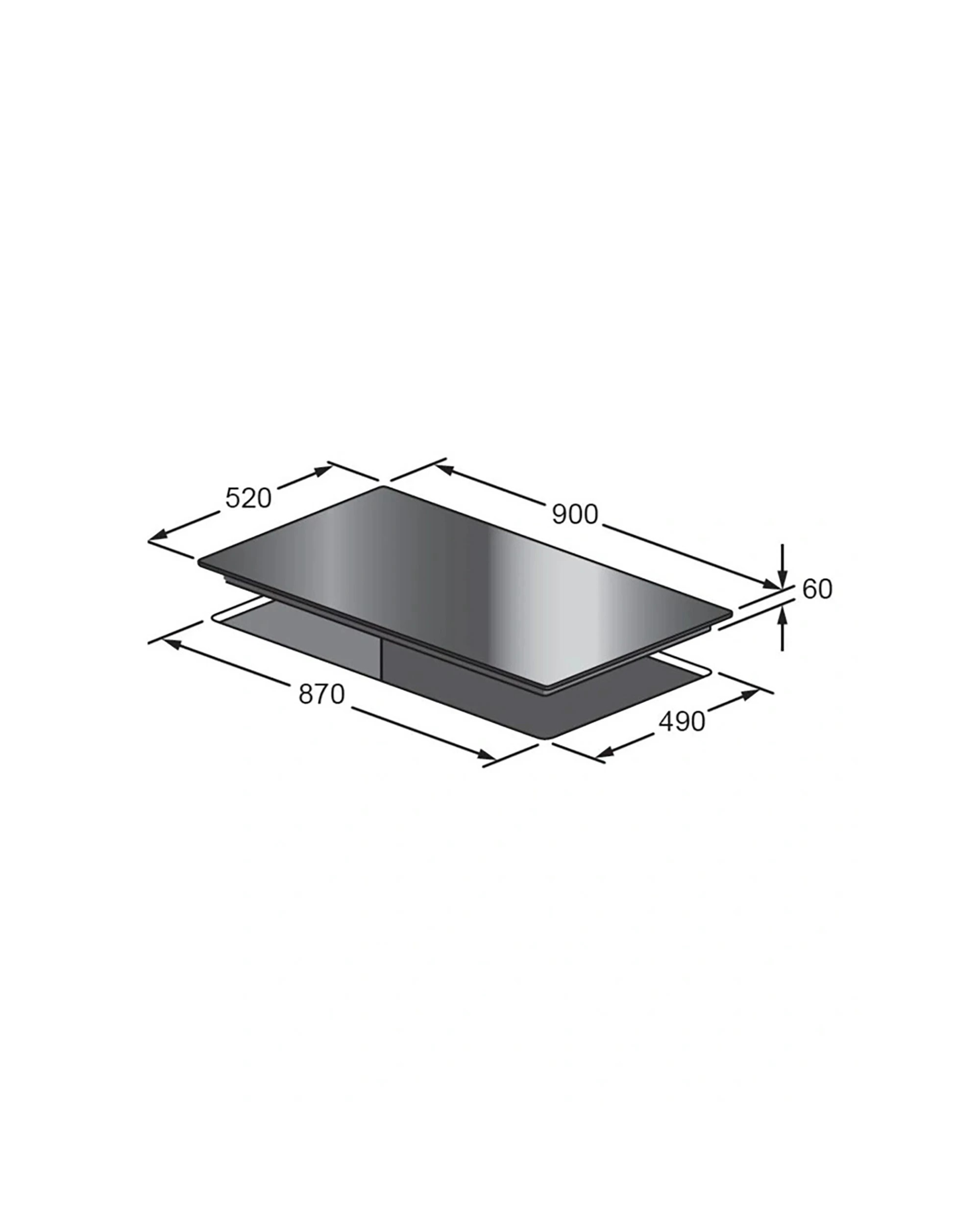 6 Kleenmaid Built-In Induction Cooktop 90cm Sensor Touch Control 7-Zone Stovetop, 6 of 6