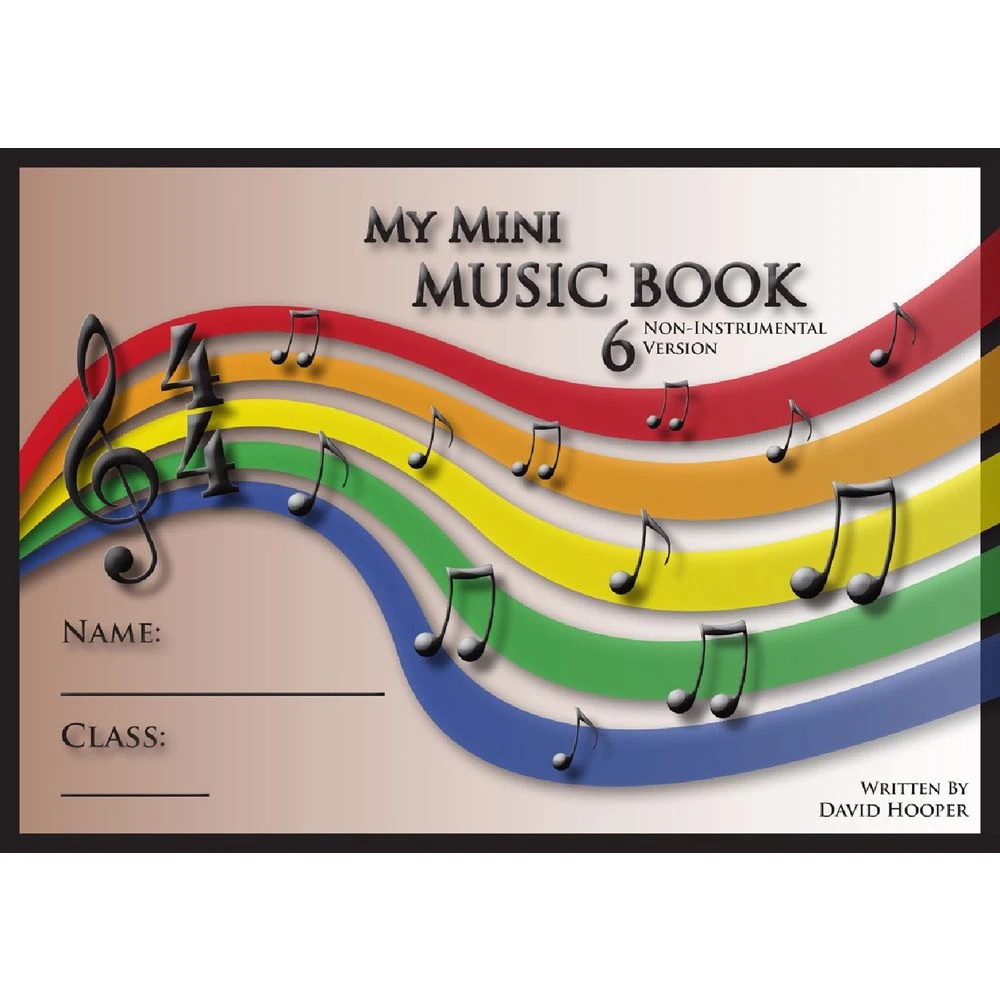 1 My Mini Music Book 6 Non-Instrumental Version, 1 of 5