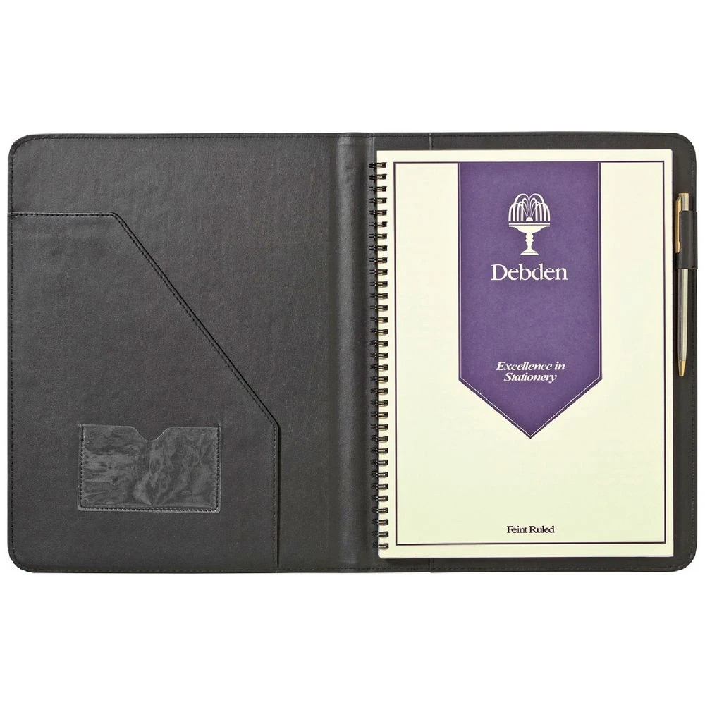 1 Collins A4 Conference Compendium Black with Spiral book, 1 of 1