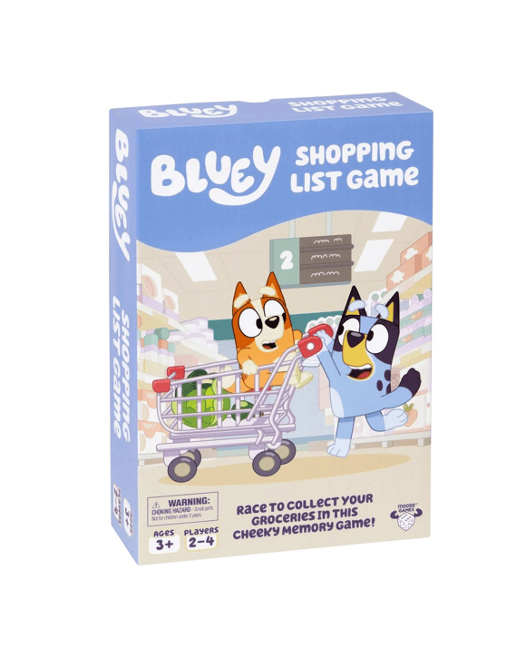 Orchard Toys Bluey Shopping List Fun Memory Game
