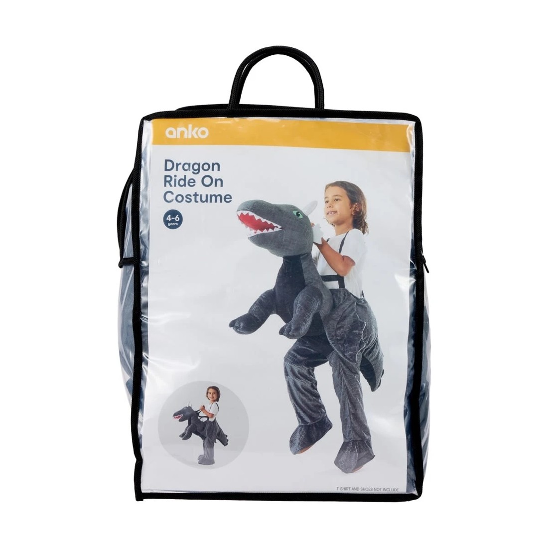 9 Dragon Ride-On Costume - Ages 4-6, 9 of 9