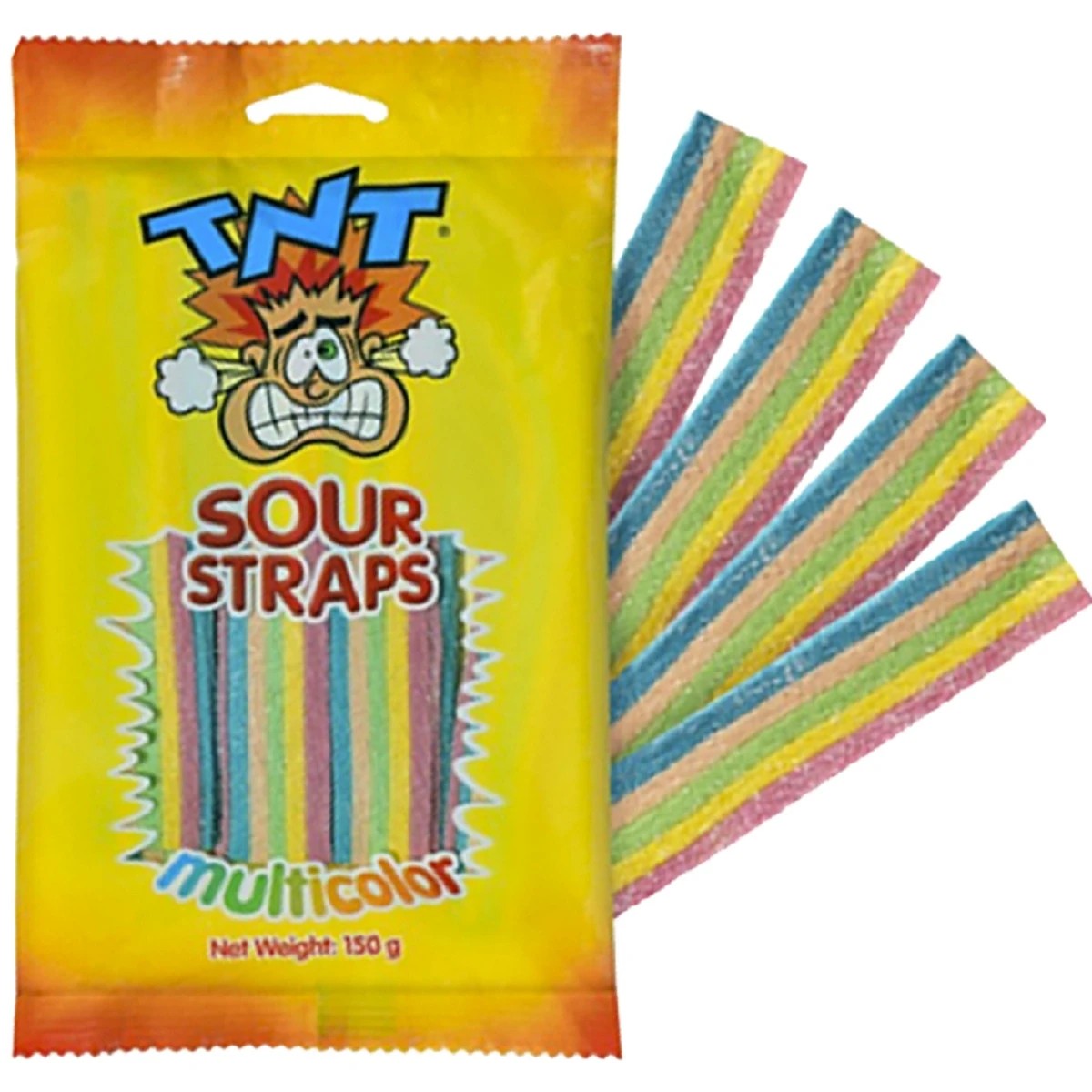 1 TNT Sour Straps Mutlicolor 150g, 1 of 1