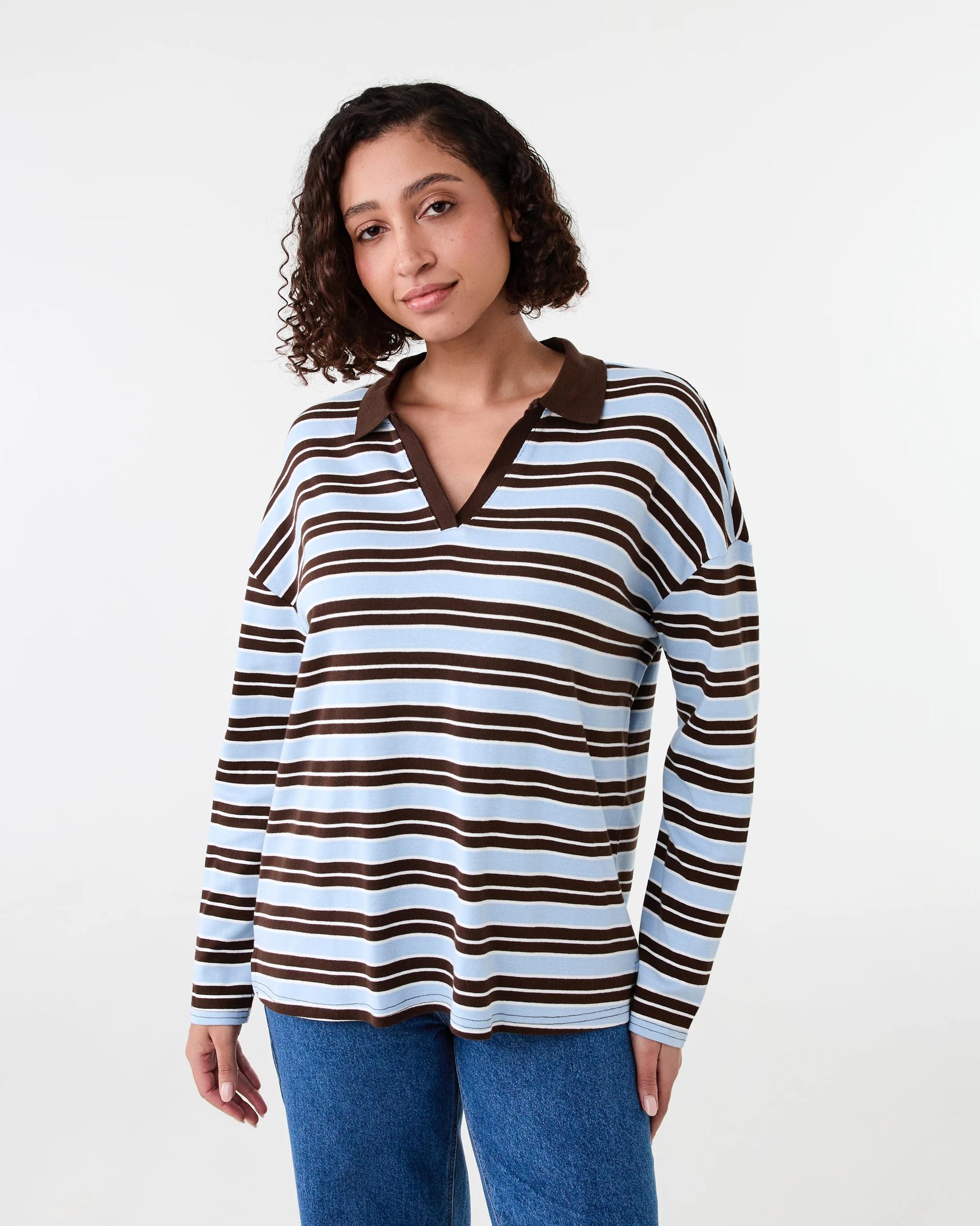 1 Long Sleeve Rugby Top Dblstpe, 1 of 5