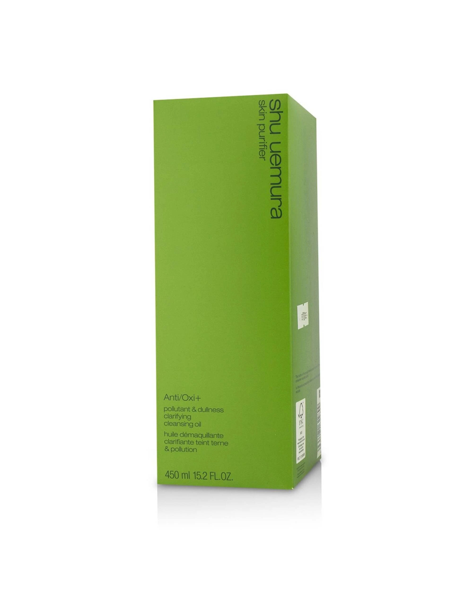 3 Shu Uemura Anti/Oxi+ Pollutant & Dullness Clarifying Cleansing Oil  450ml/15.2oz, 3 of 4