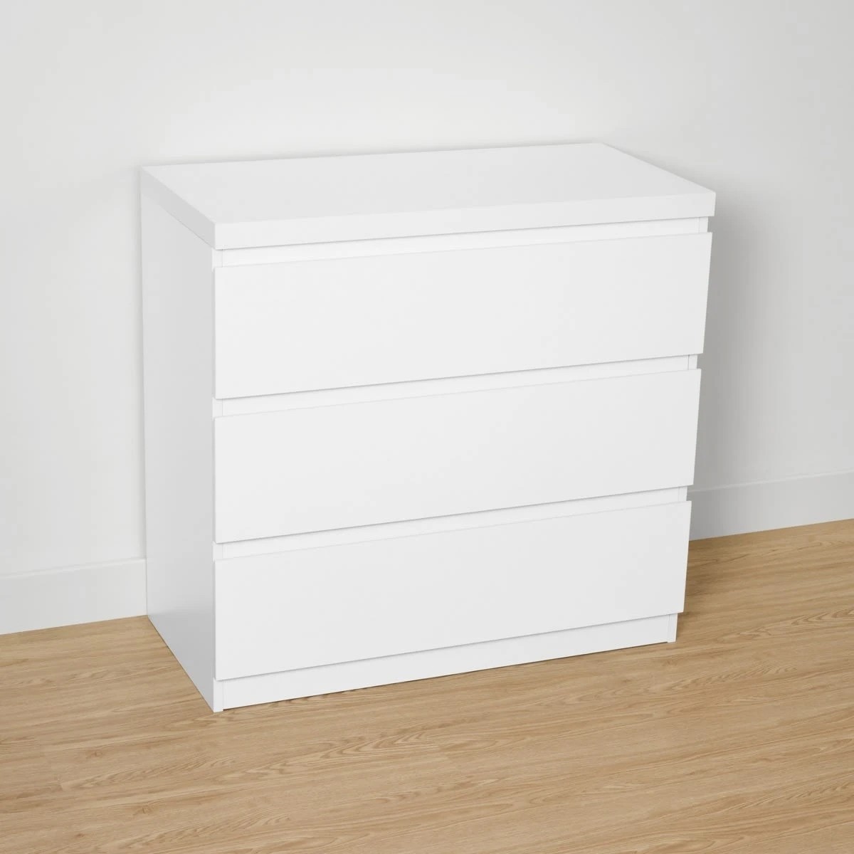 5 3 Drawer Unit - White, 5 of 10
