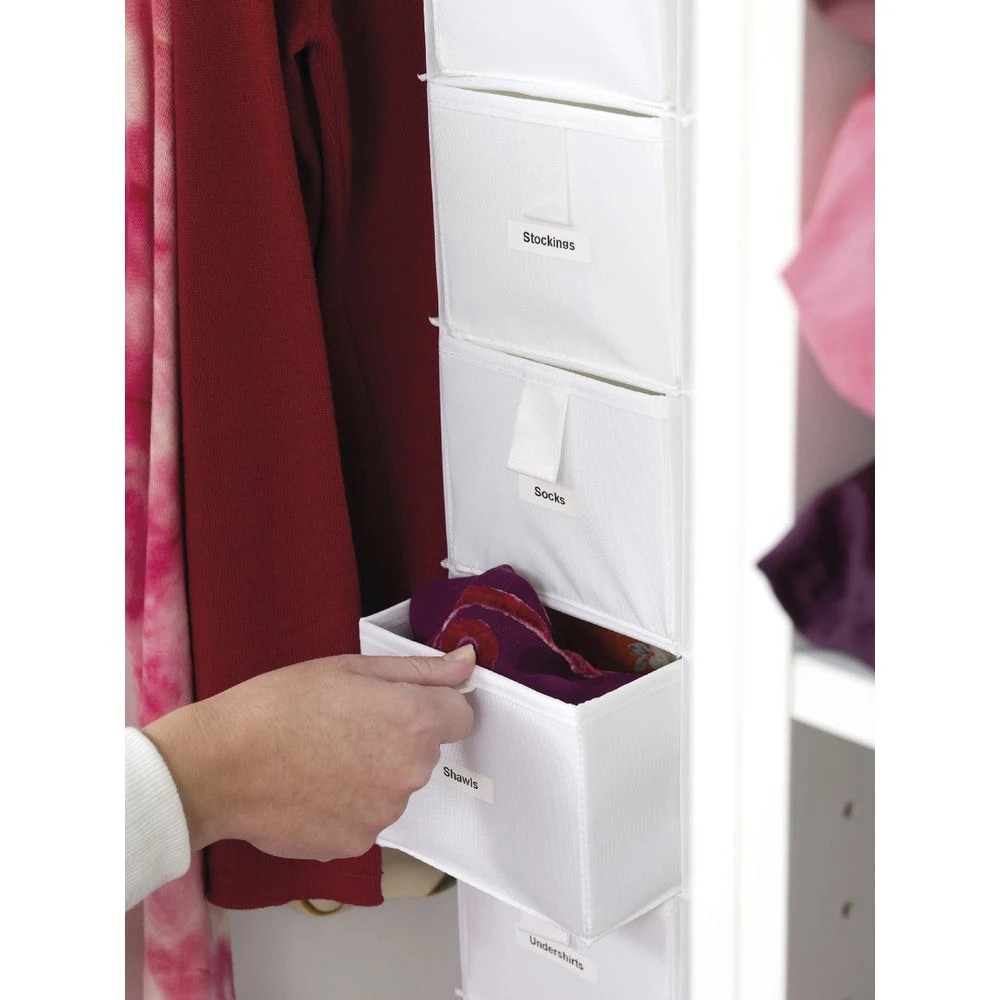 3 DYMO LetraTag Plastic Label Tape 12mm Black on White, 3 of 7