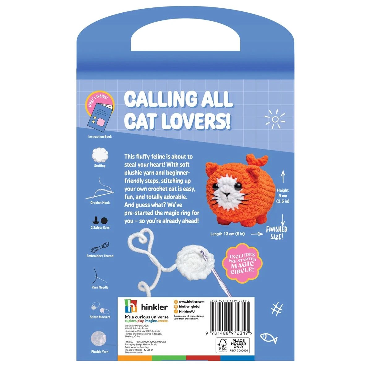 4 Oh My Craft! Crochet Plushie Kiki Kitten, 4 of 7