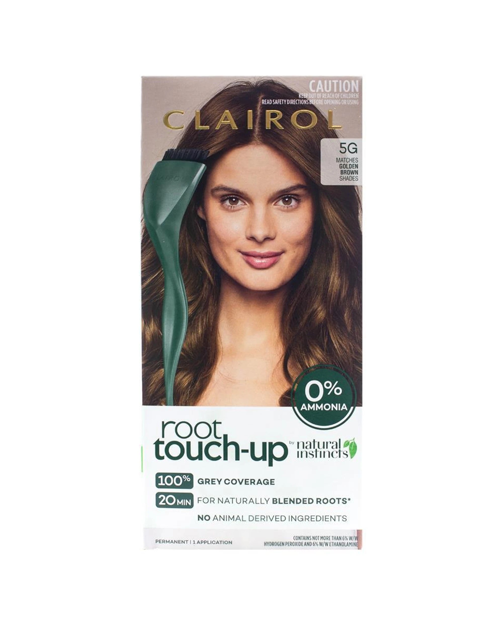 2 Clairol 6PK Permanent Root Touch Up Matches Golden Shades 5G - Brown, 2 of 5