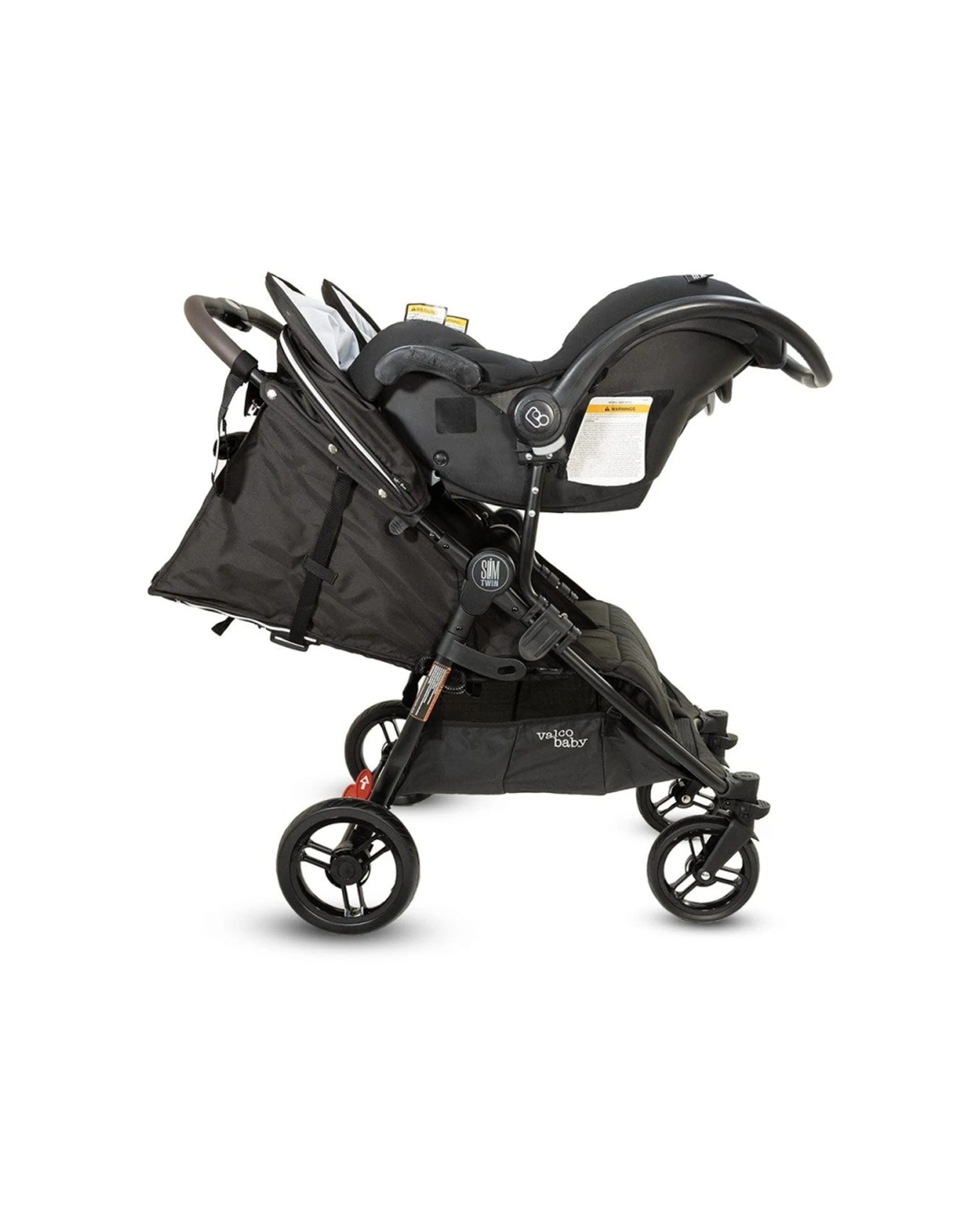 2 ValcoBaby Maxi Cosi Car Capsule Adaptor Accessory For Slim Twin Pram Stroller - Natural, 2 of 4