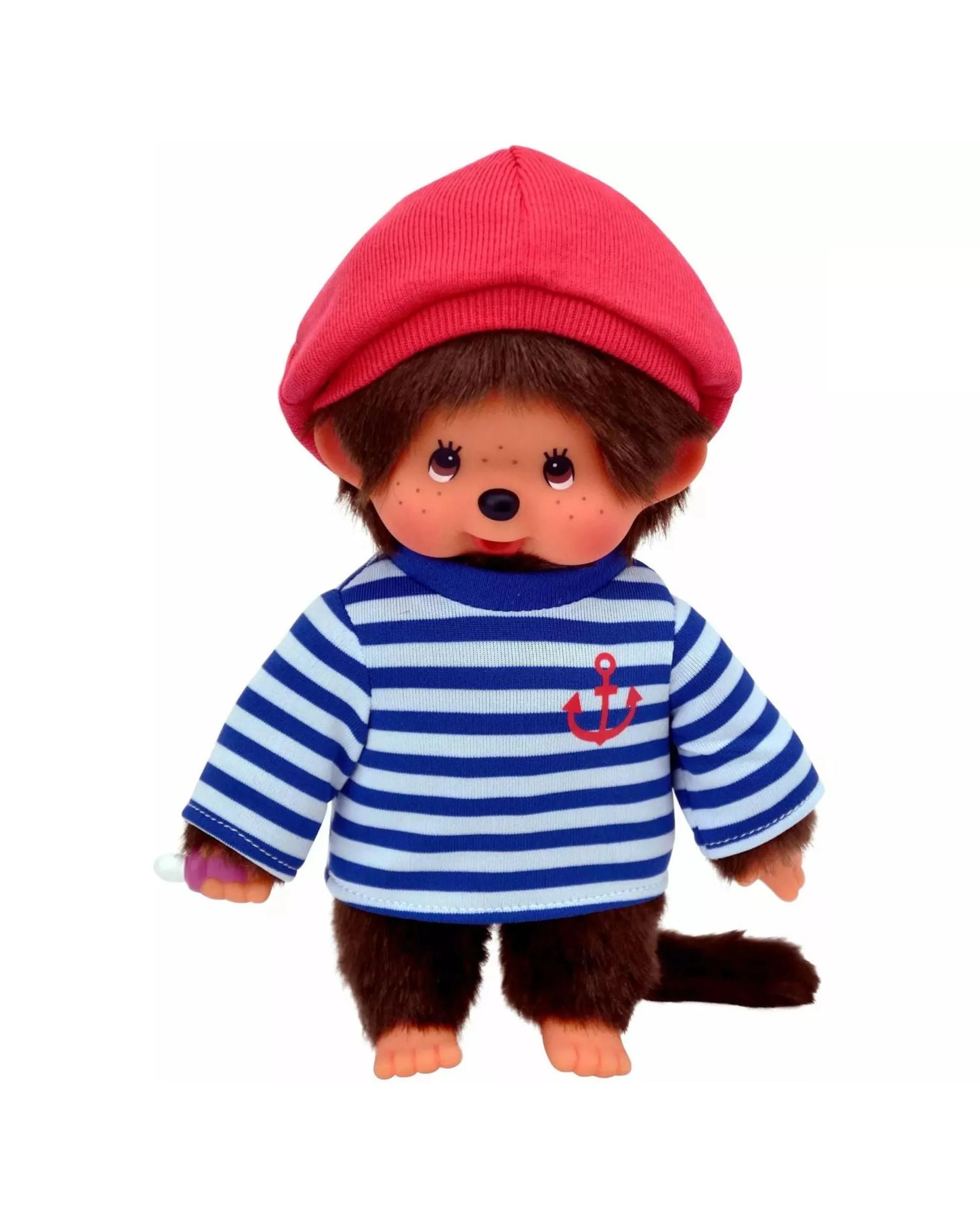 2 Sekiguchi Monchhichi Boy in Sailor Beret Boarder Plush Doll, 2 of 2
