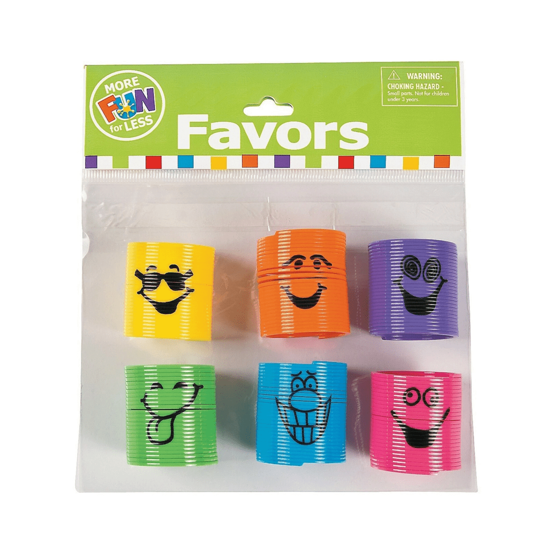 2 Fun Express Colourful Mini Slinky Springs Pack of 6, 2 of 2